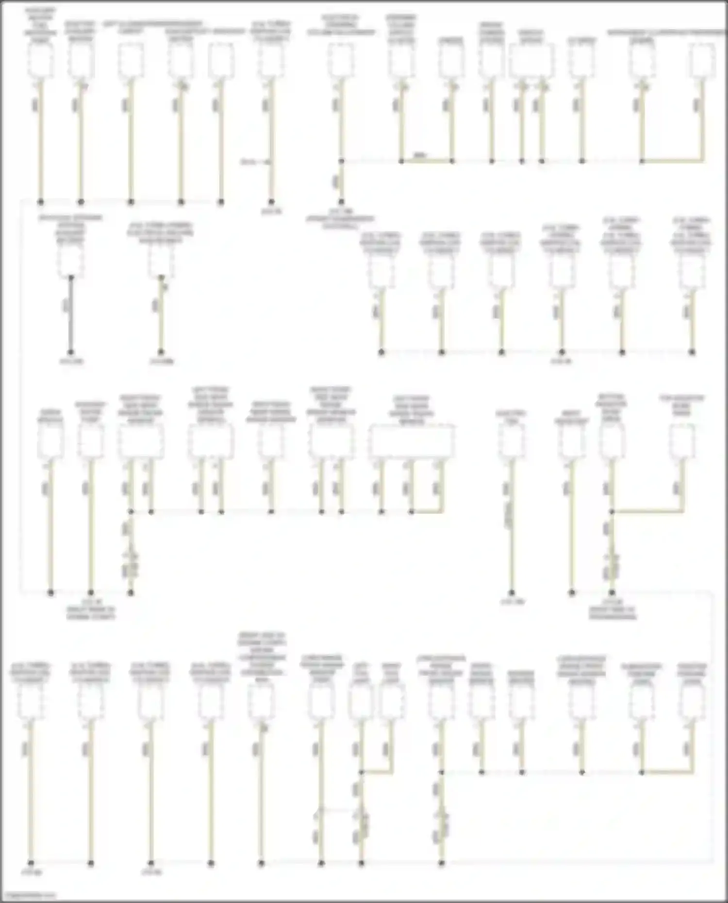Wiring diagram right fog light for BMW X5 G18 (2022-2023) (1 of 2)