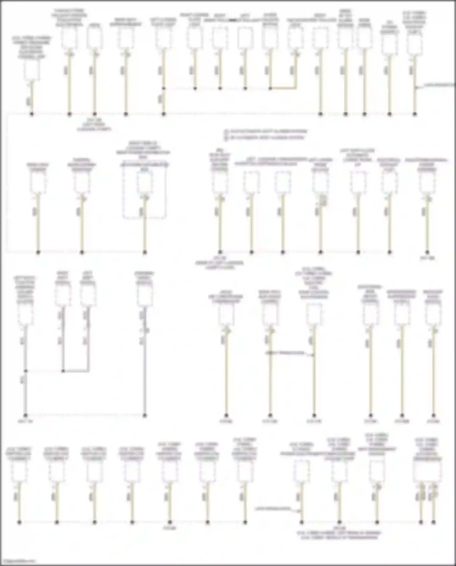 Wiring diagram right inner taillight for BMW X5 G18 (2022-2023) (2 of 2)