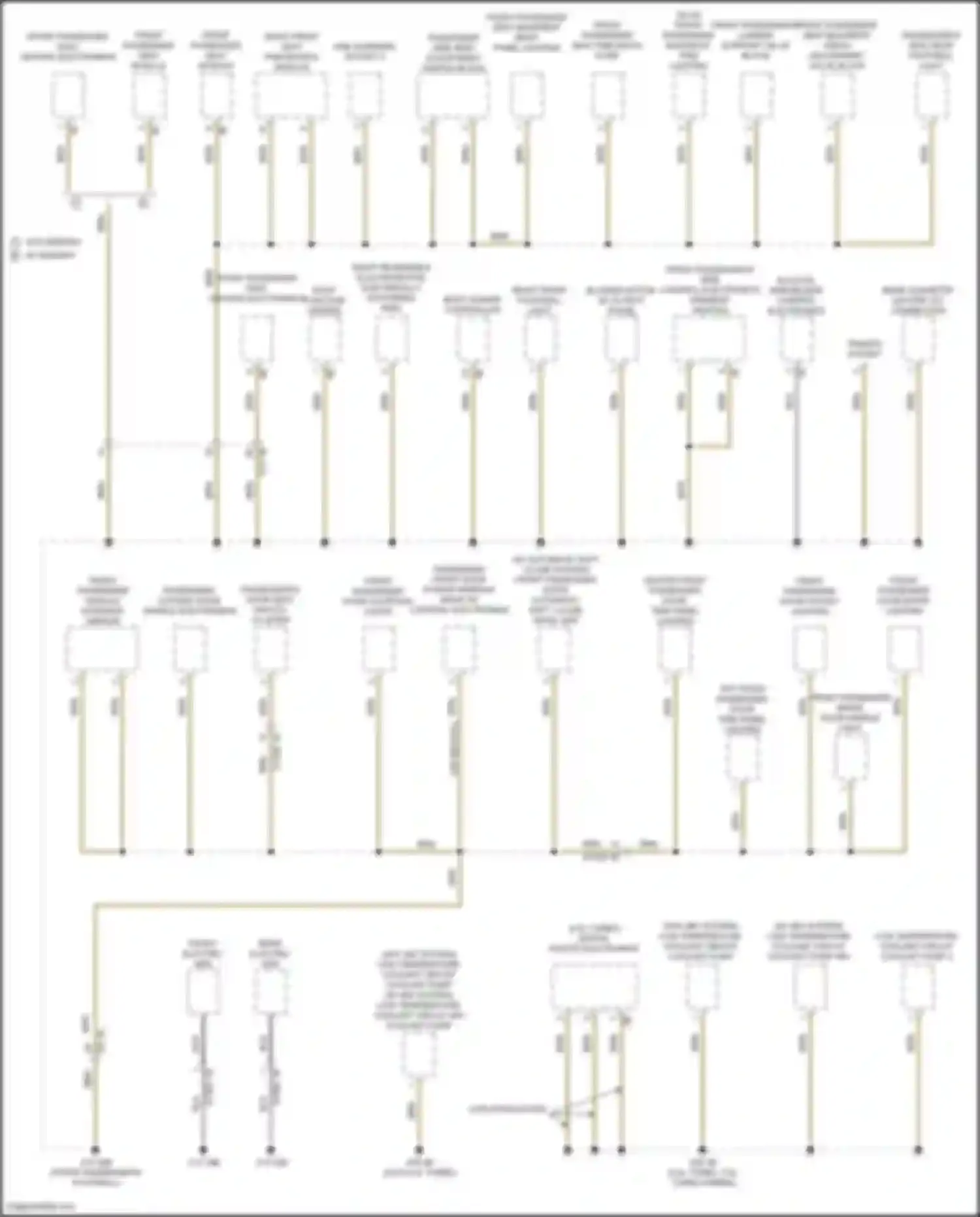 Wiring diagram roof function center for BMW X5 G18 (2022-2023) (3 of 10)