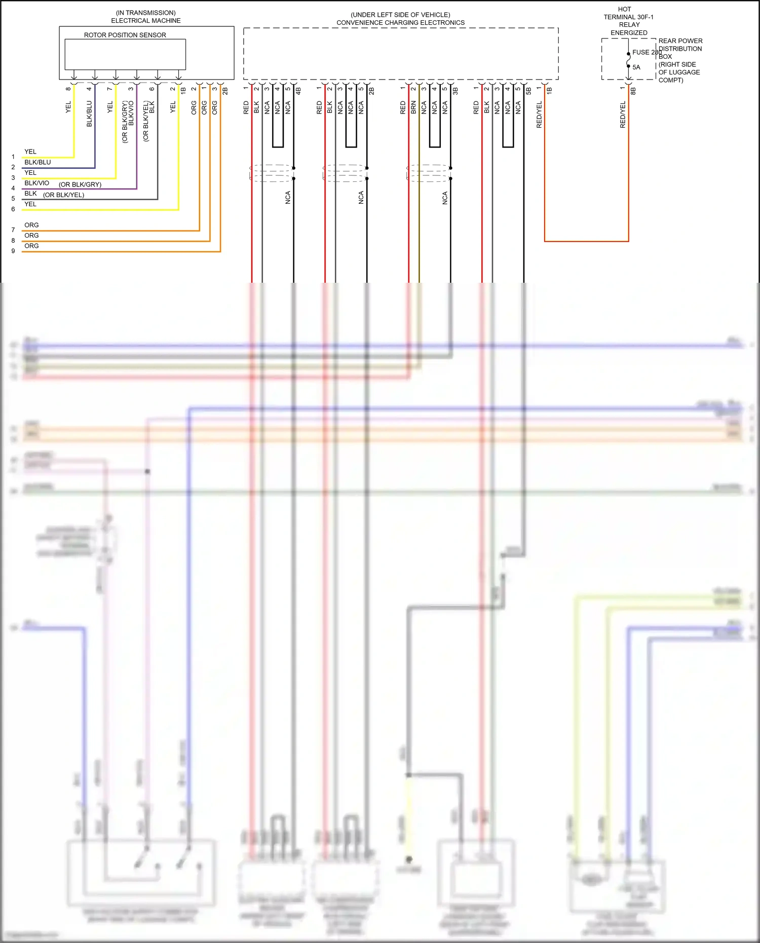 BMW X5 G18 (2022-2023) rotor position sensor wiring diagram  (3 of 5)