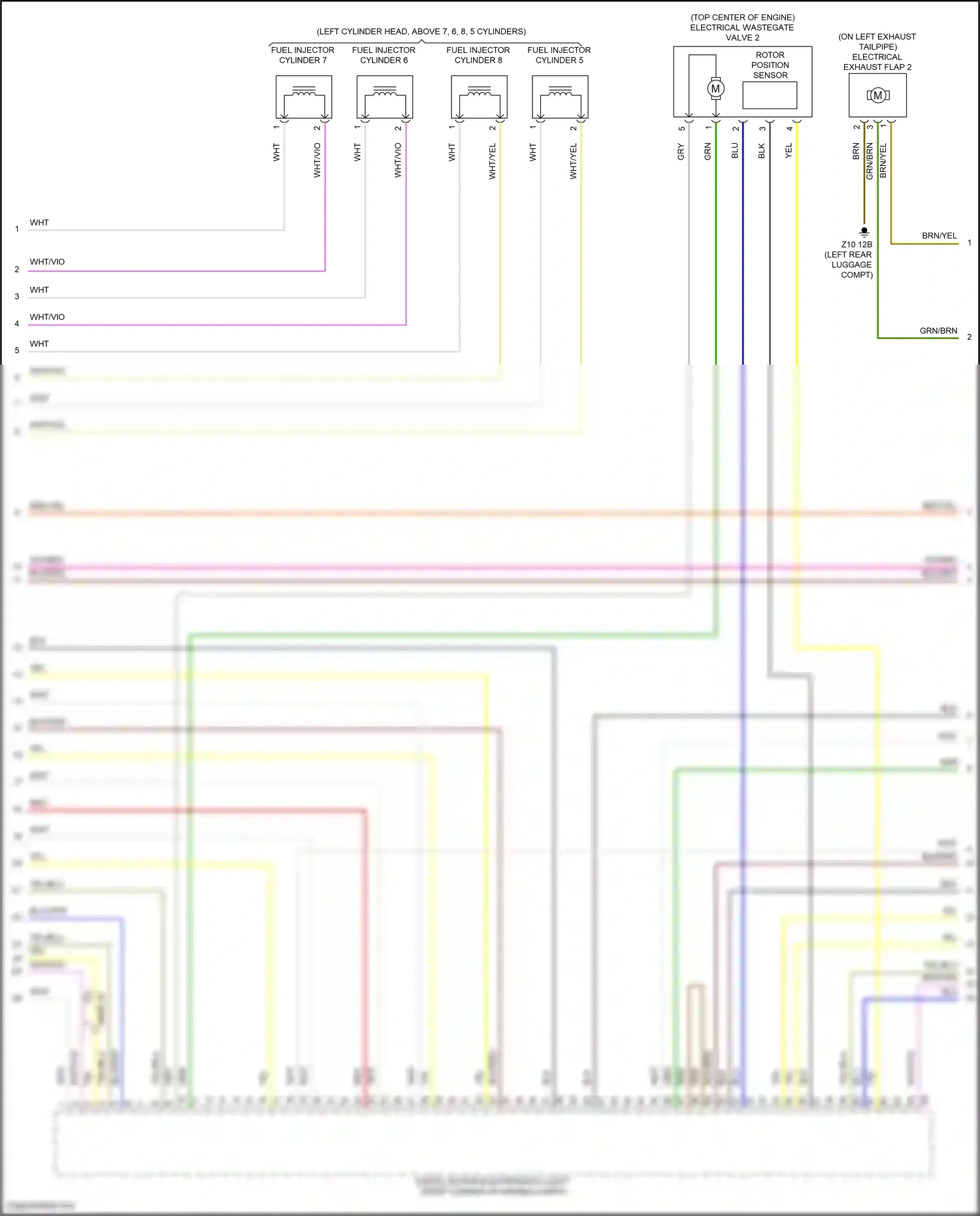 BMW X5 G18 (2022-2023) rotor position sensor wiring diagram  (5 of 5)