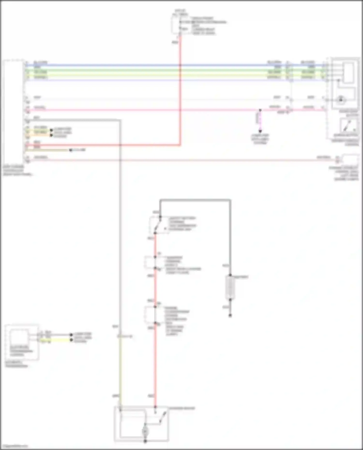 Wiring diagram safety battery terminal gas generator starter unit for BMW X5 G18 (2022-2023) (1 of 2)