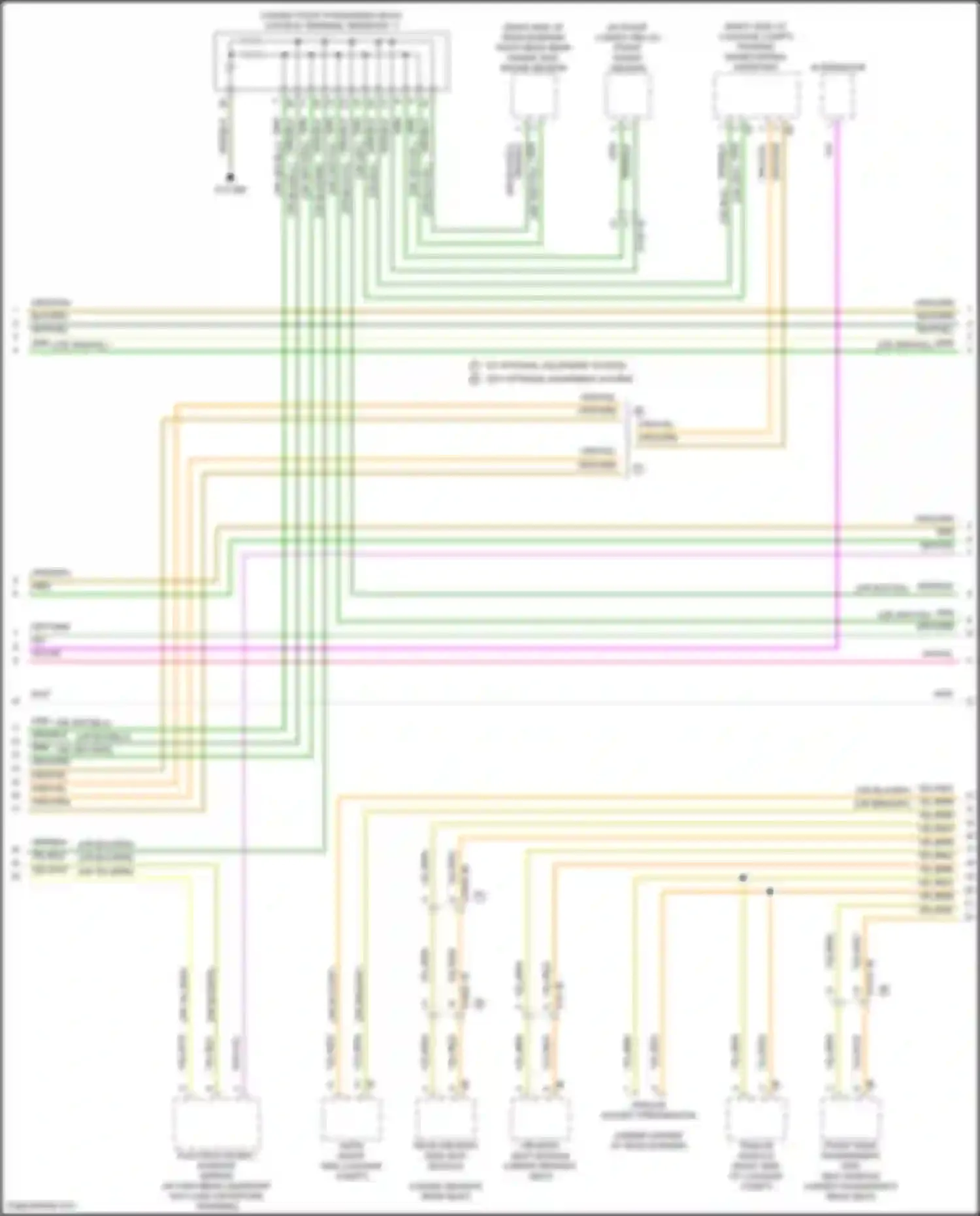 Wiring diagram trailer module for BMW X5 G18 (2022-2023) (3 of 6)