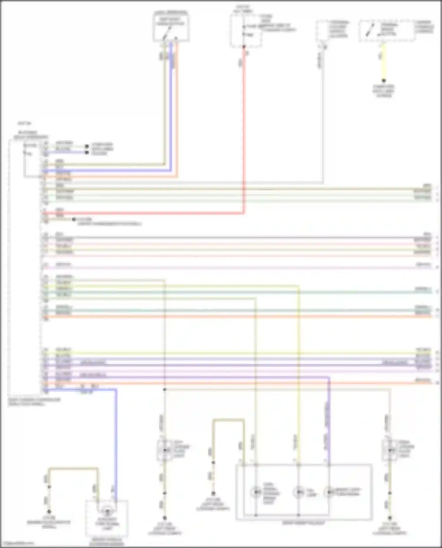 Wiring diagram turn signal/ dynamic brake light for BMW X5 G18 (2022-2023) (1 of 2)