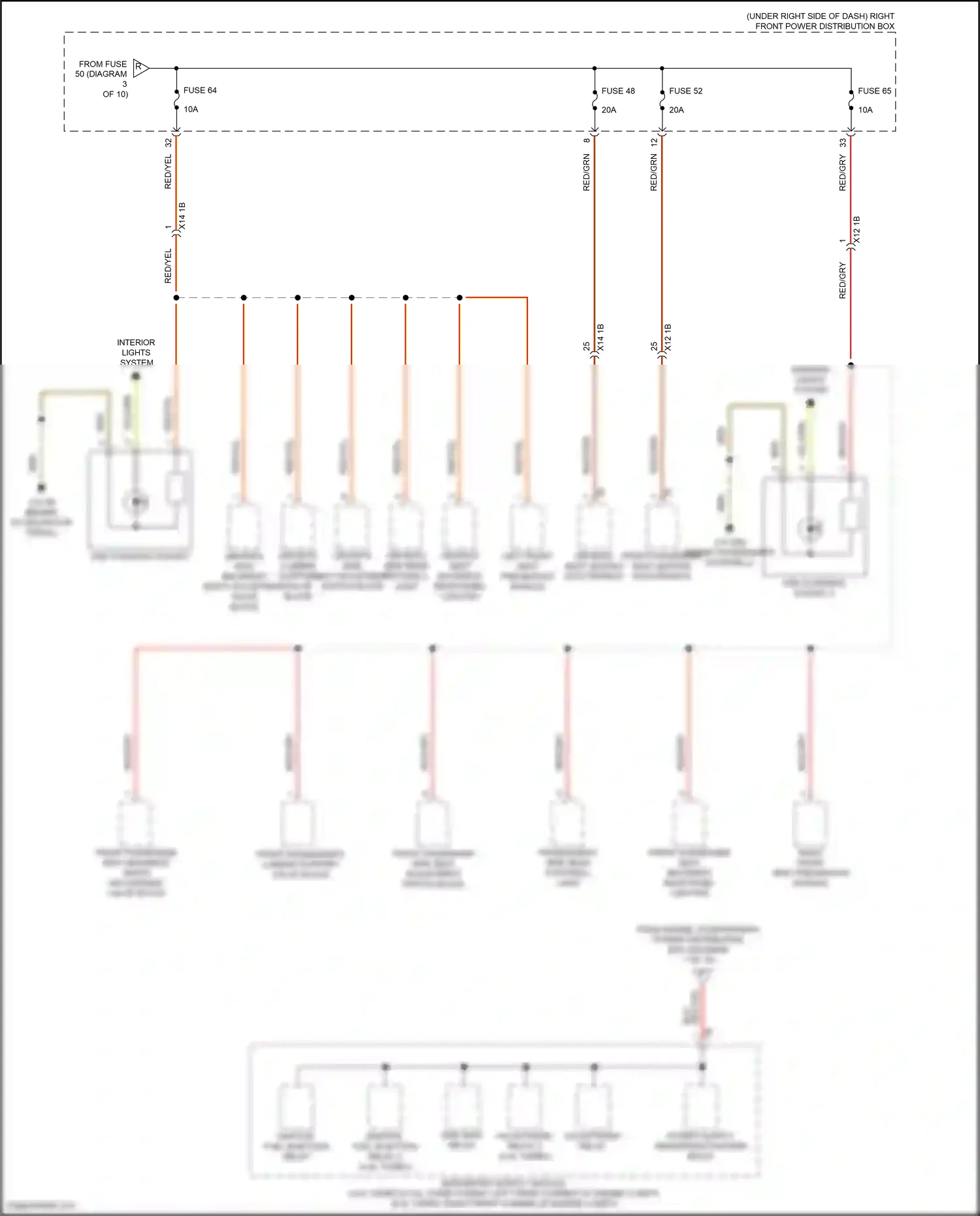 BMW X5 G18 (2022-2023) usb charging socket 2 wiring diagram  (3 of 3)