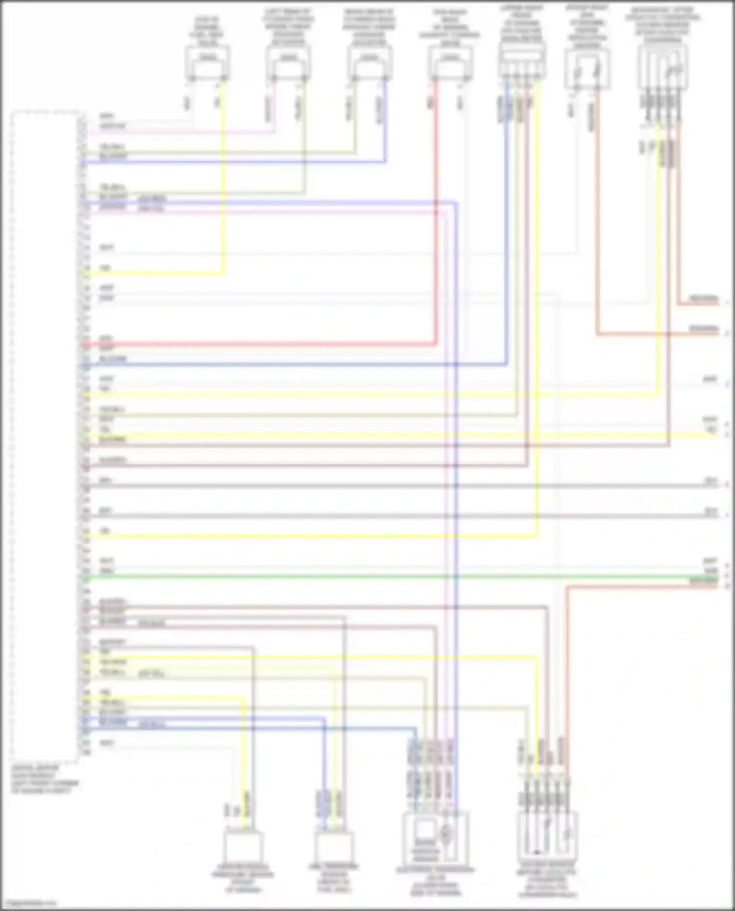Wiring diagram venturi nozzle pressure sensor for BMW X5 G18 (2022-2023) (2 of 3)