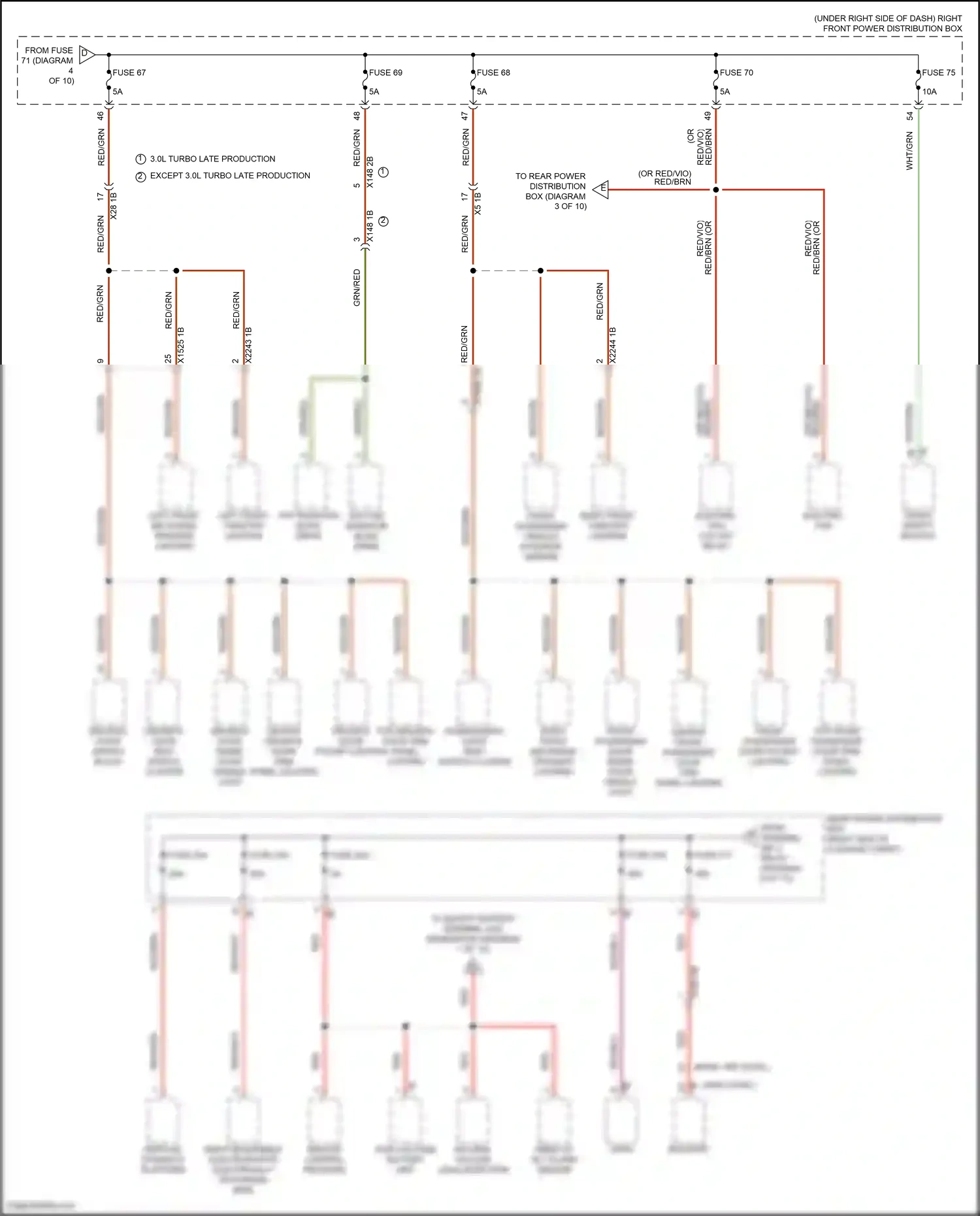 BMW X5 G18 (2022-2023) vertical dynamics platform wiring diagram  (4 of 4)