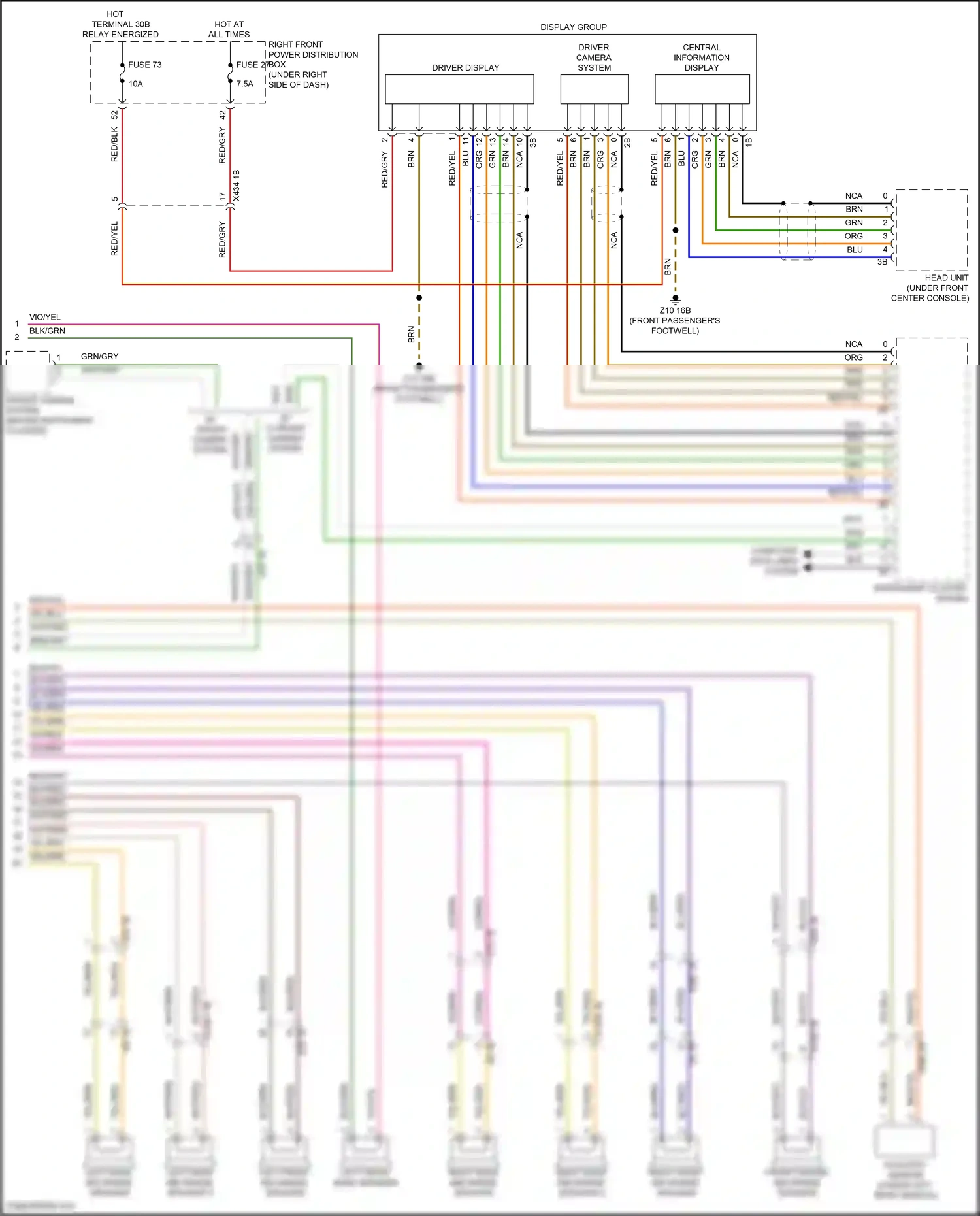 BMW X5 G18 (2022-2023) w/ driver camera system wiring diagram  (4 of 8)