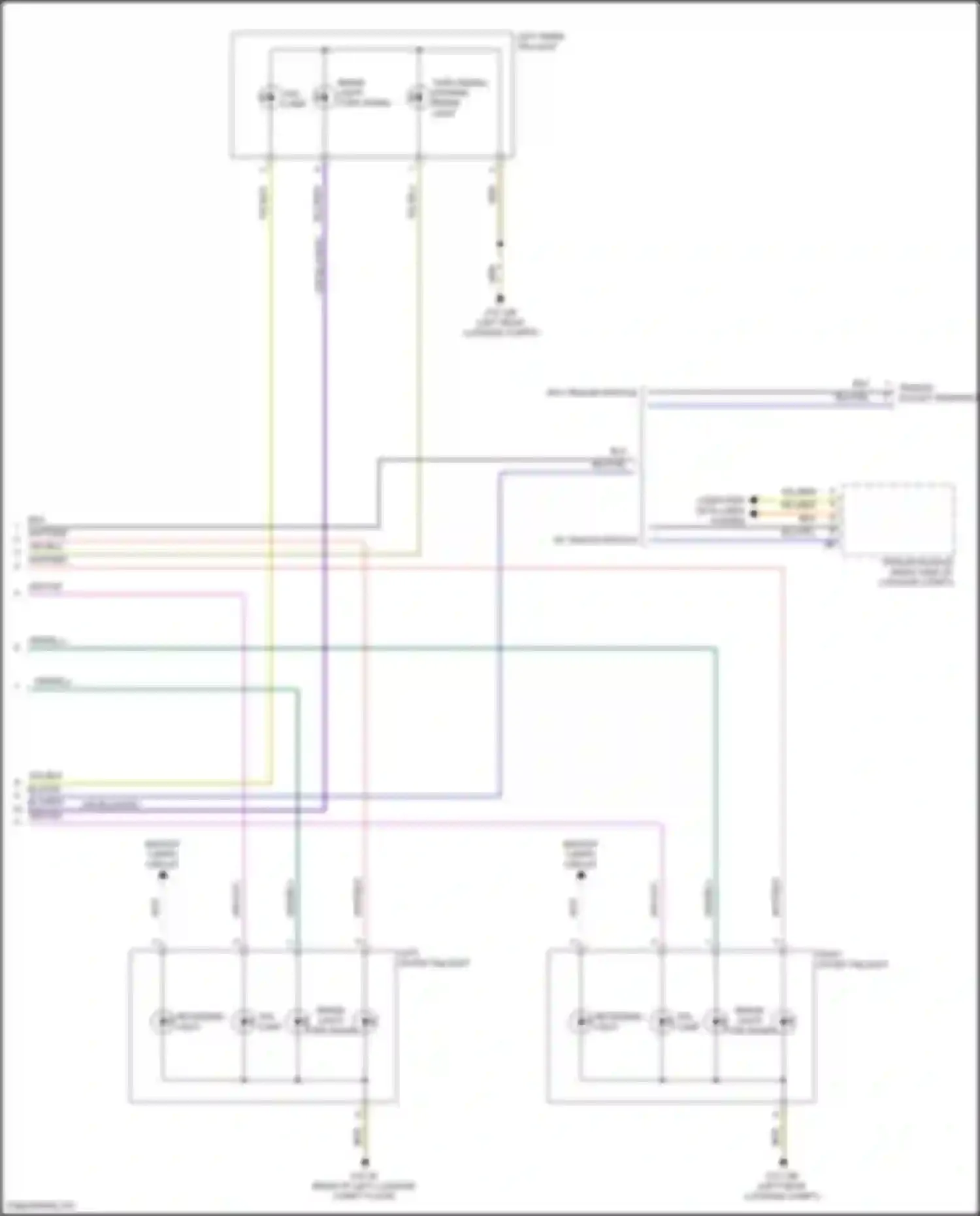 Wiring diagram w/ trailer module for BMW X5 G18 (2022-2023) (1 of 5)