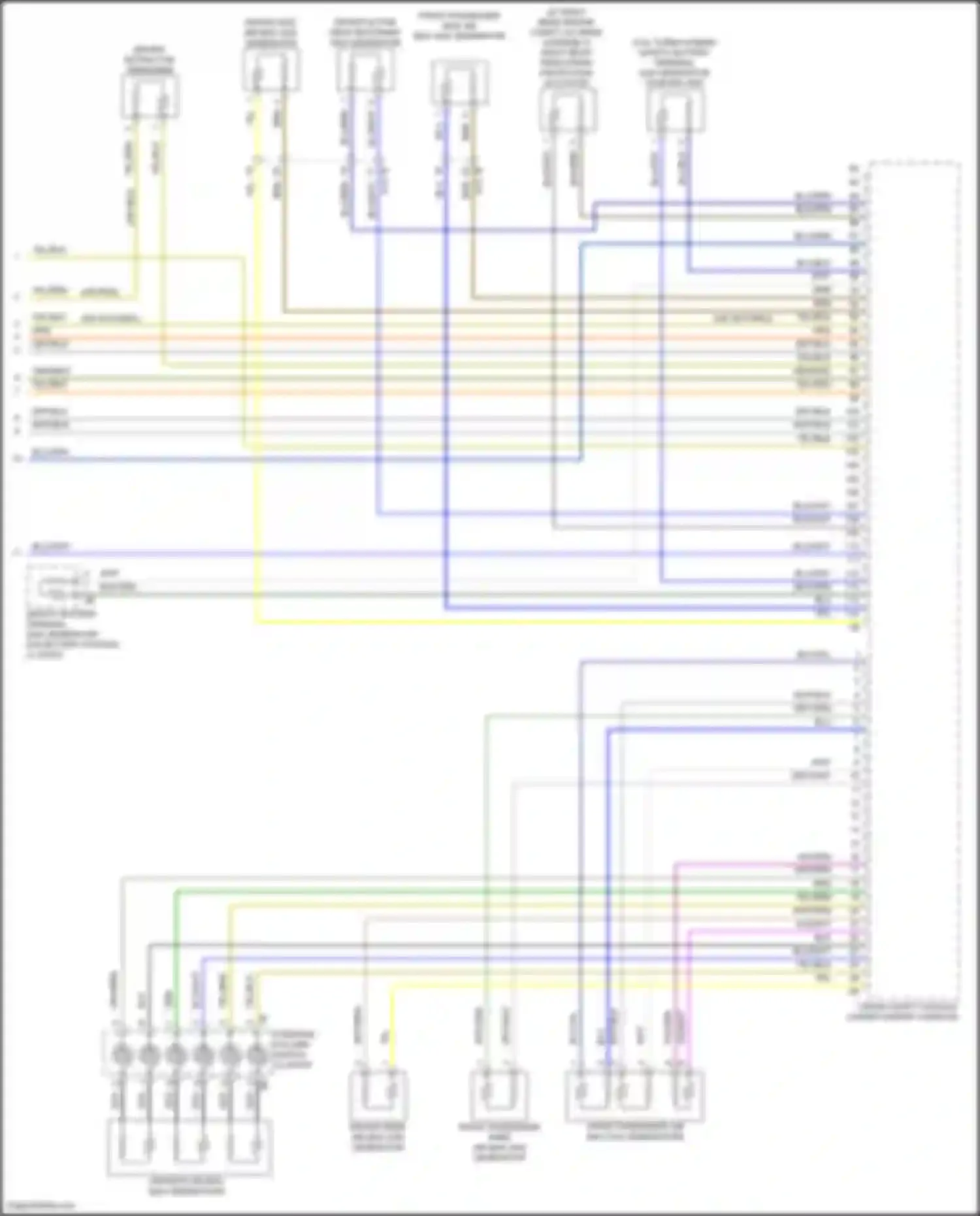 Wiring diagram wht/blk for BMW X5 G18 (2022-2023) (10 of 12)
