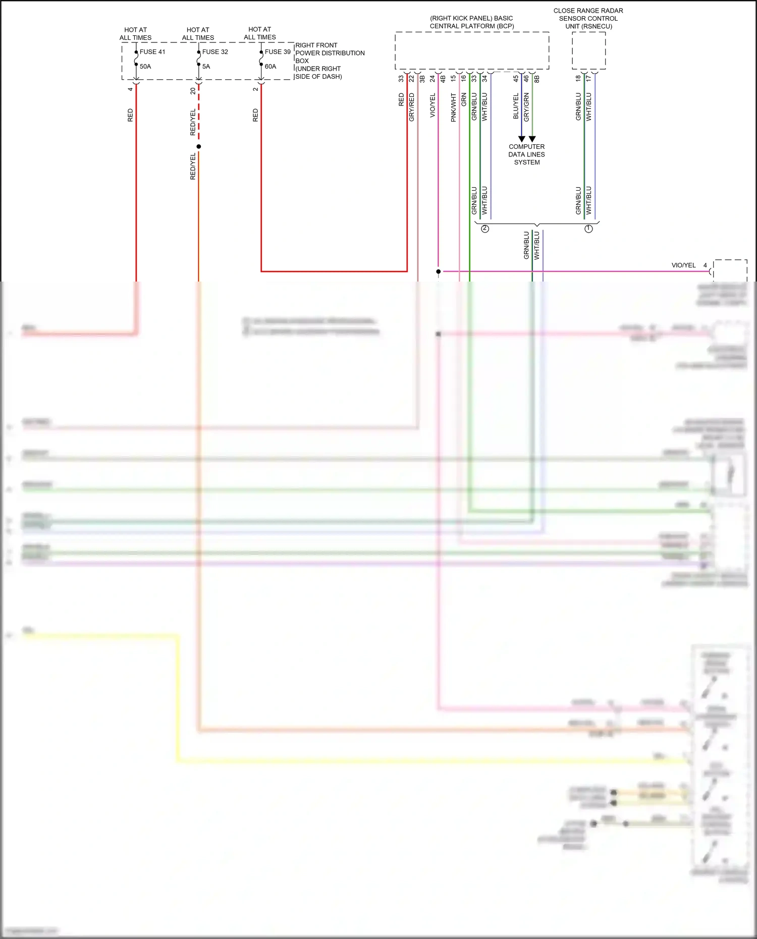 BMW X5 G18 (2022-2023) wiper module wiring diagram  (1 of 5)