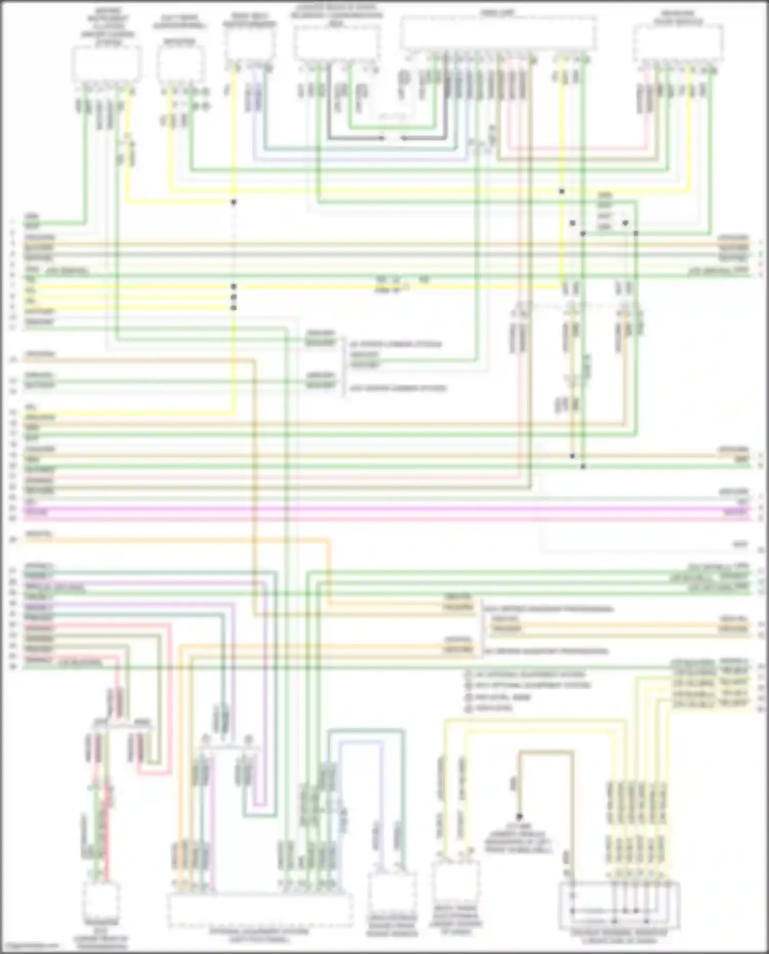 X6 M BMW F96 facelift (2023-2024): High/low bus circuit (4 of 10)