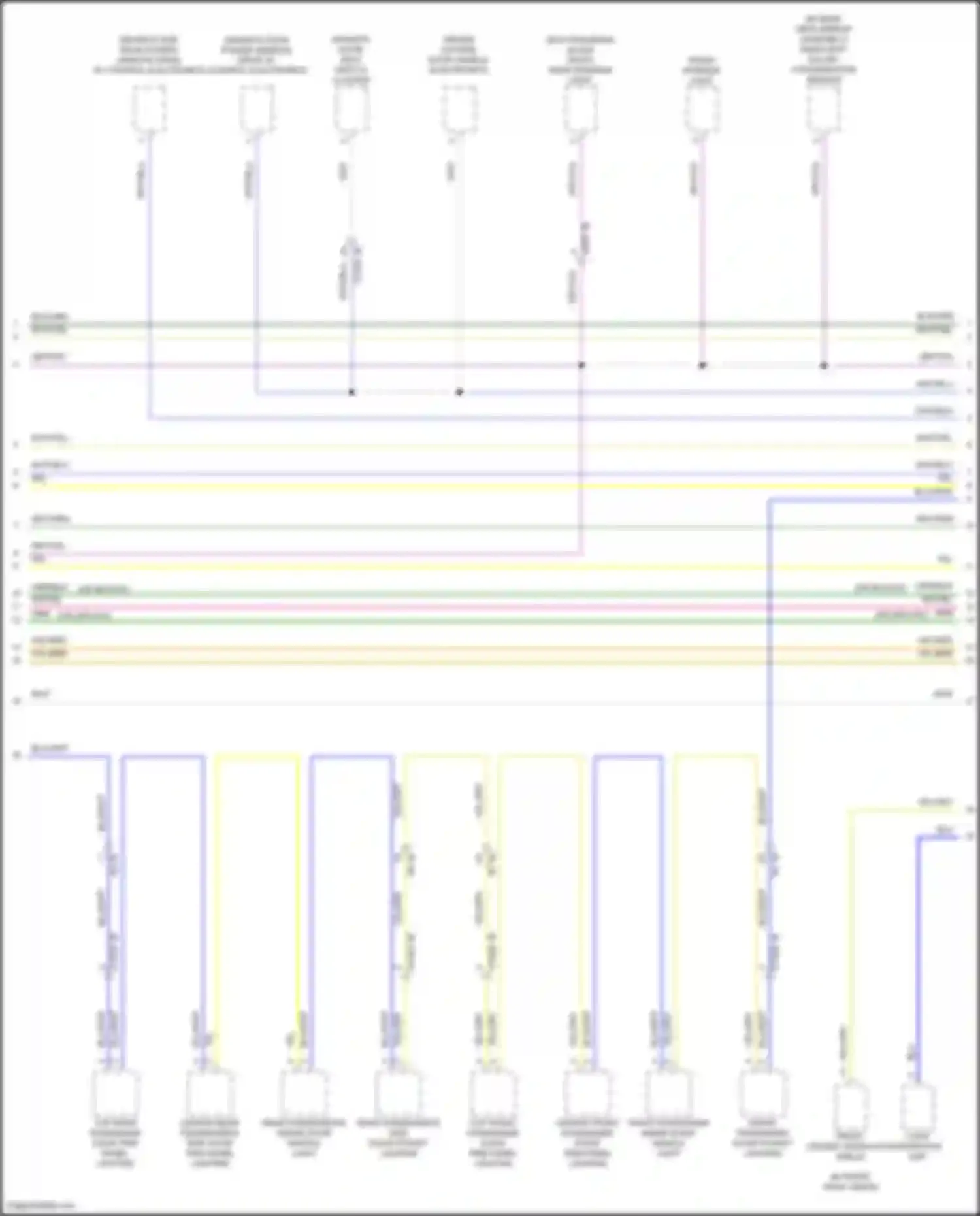 X6 M BMW F96 facelift (2023-2024): High/low bus circuit (9 of 10)