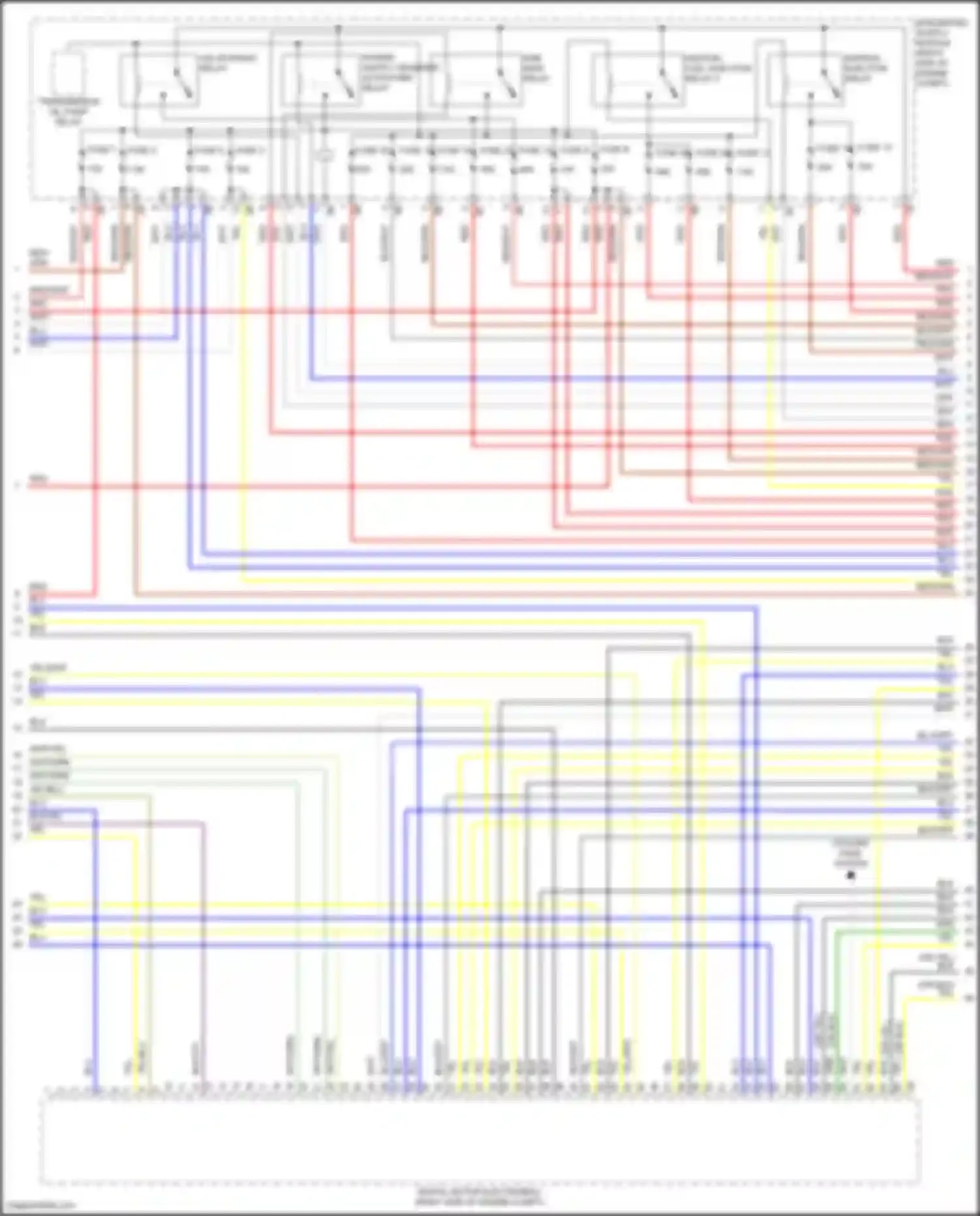 X6 M BMW F96 facelift (2023-2024): Wiring diagram engine performance 4.4l turbo hybrid (3 of 11)