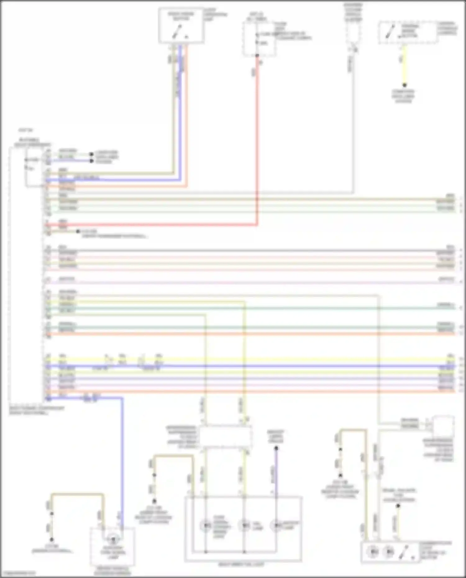 X6 M BMW F96 facelift (2023-2024): Exterior lamps circuit (1 of 4)