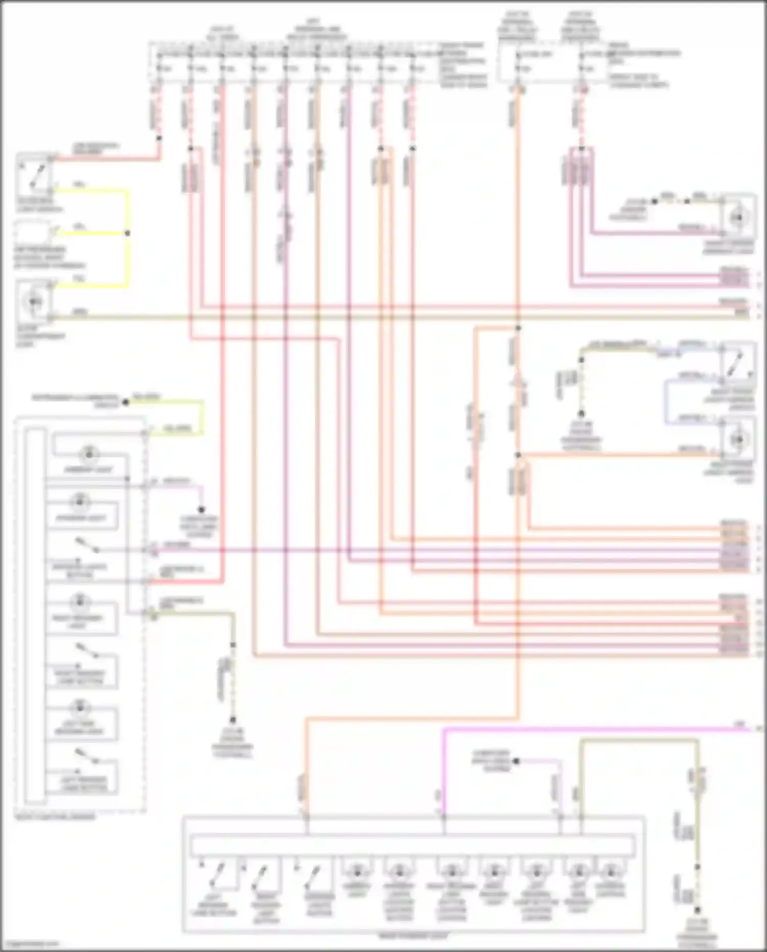 X6 M BMW F96 facelift (2023-2024): Courtesy lamps circuit (1 of 7)