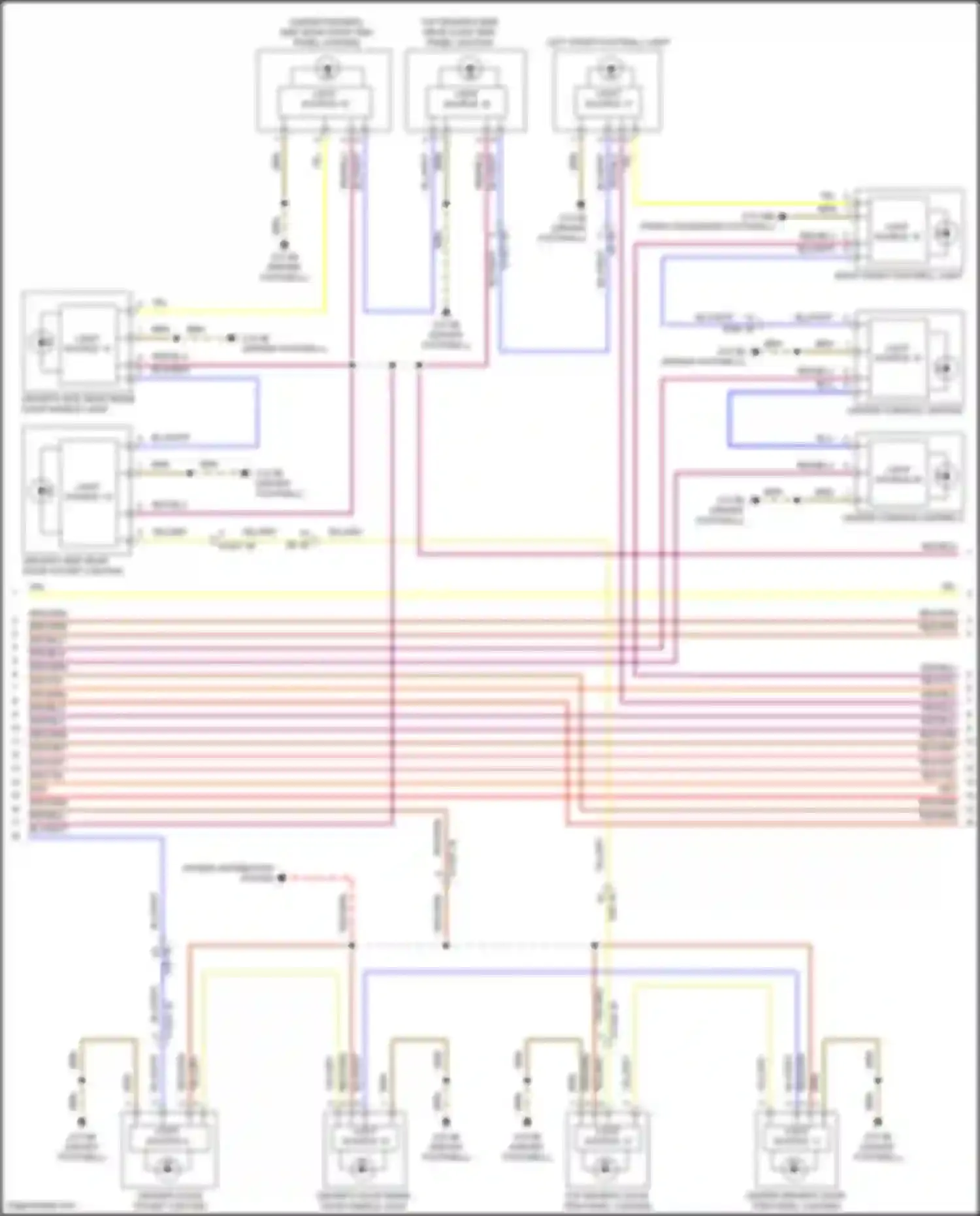 X6 M BMW F96 facelift (2023-2024): Courtesy lamps circuit (5 of 7)