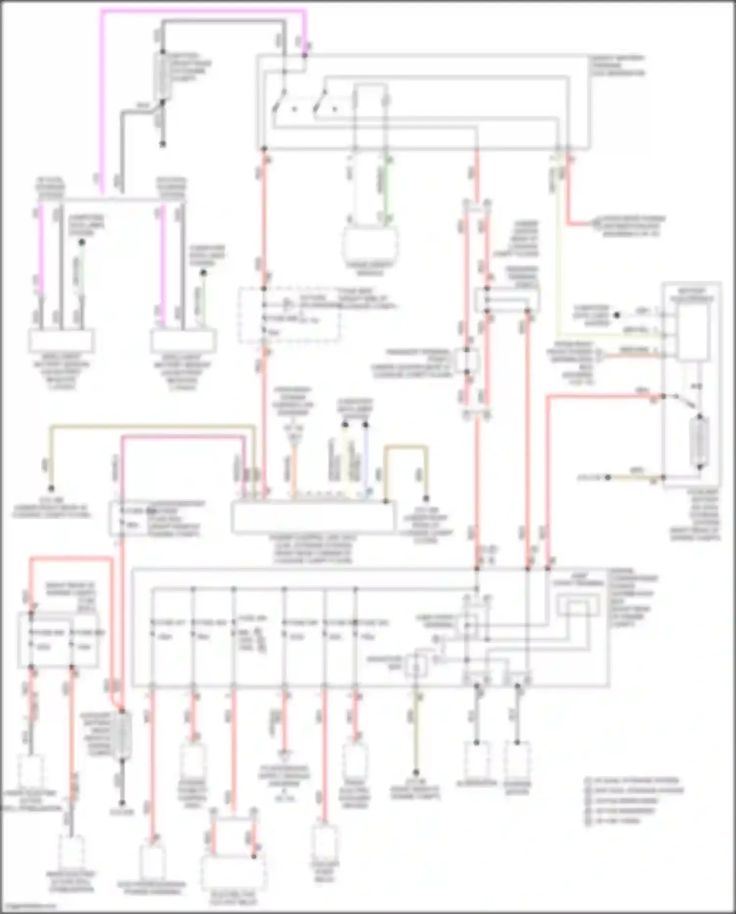X6 M BMW F96 facelift (2023-2024): Power distribution circuit (1 of 10)