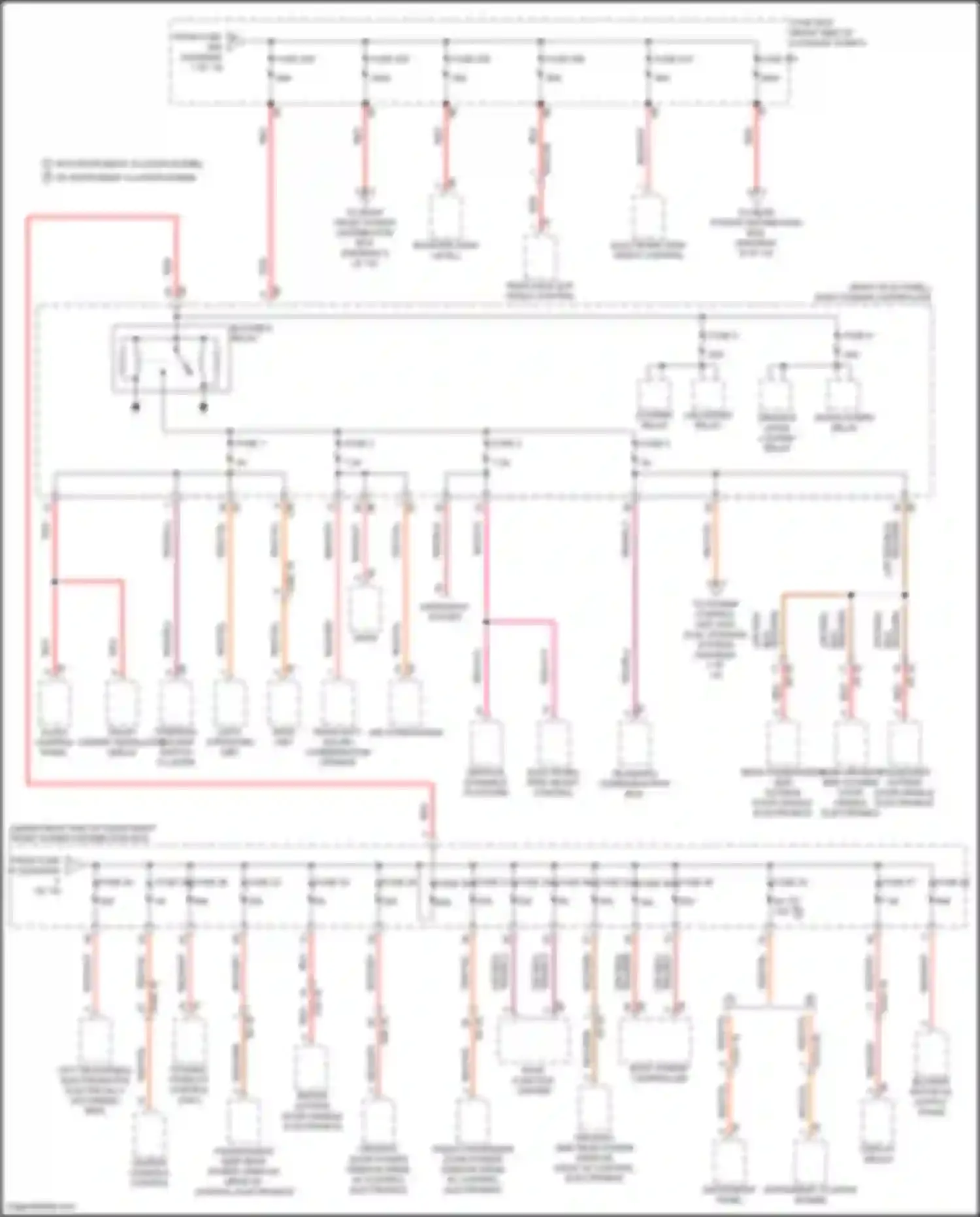 X6 M BMW F96 facelift (2023-2024): Power distribution circuit (2 of 10)