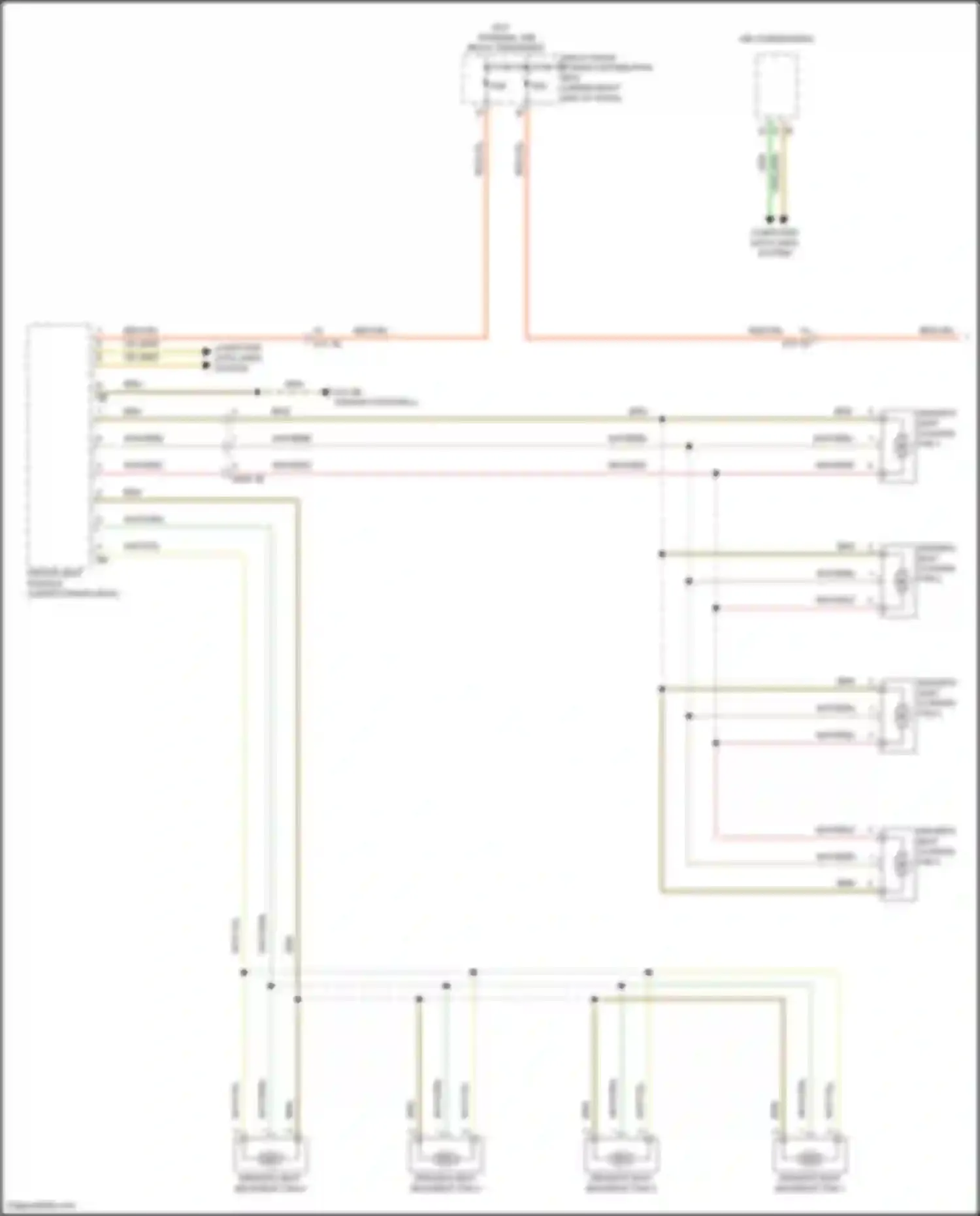 X6 M BMW F96 facelift (2023-2024): Seat ventilation circuit (1 of 2)