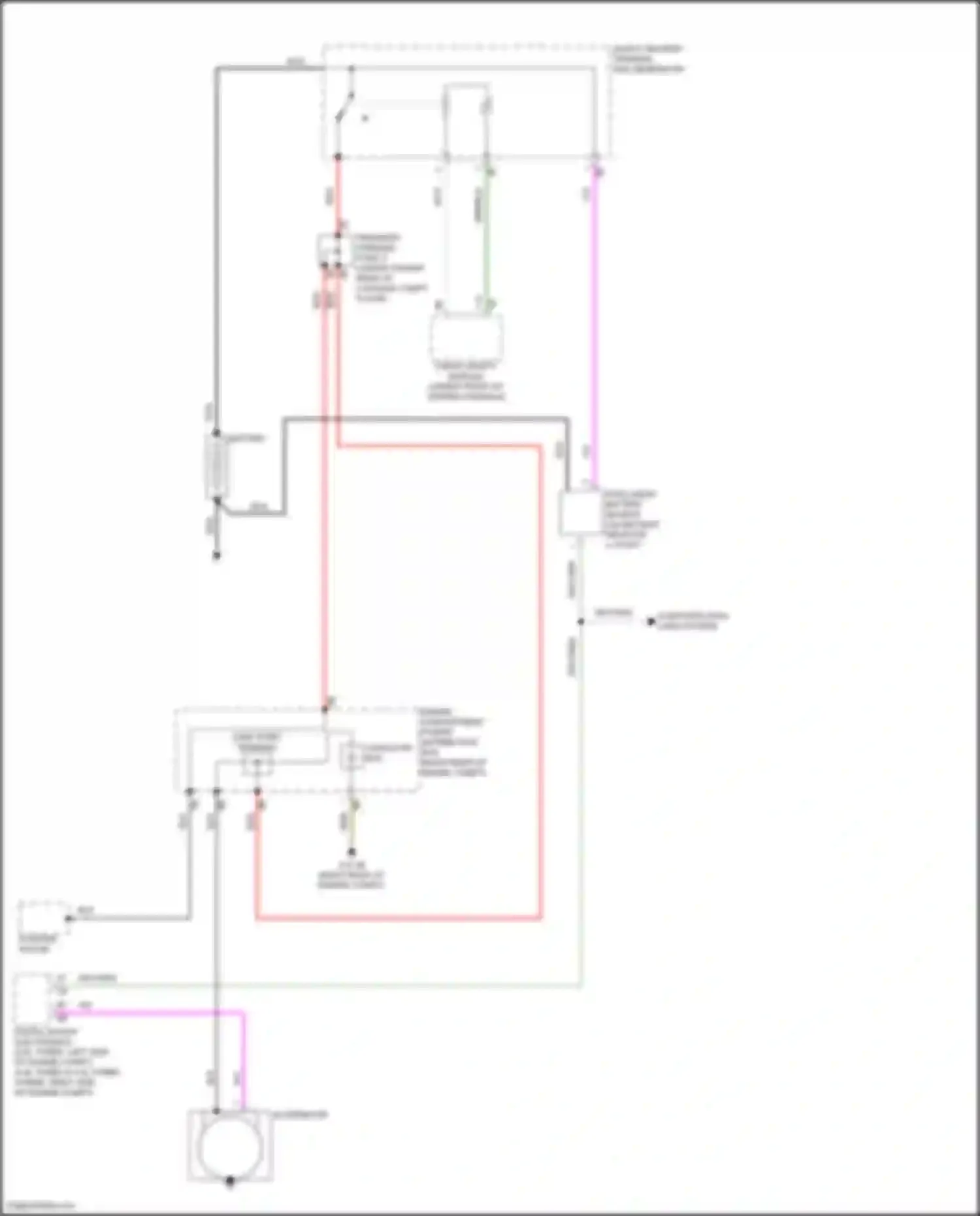 X6 M BMW F96 facelift (2023-2024): Charging circuit, w/o dual storage system