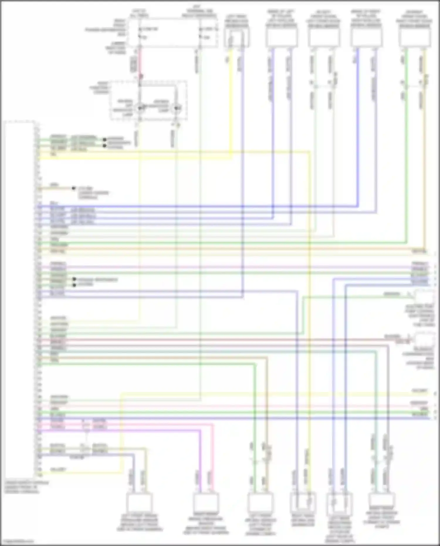 X6 M BMW F96 facelift (2023-2024): Supplemental restraints circuit (1 of 4)
