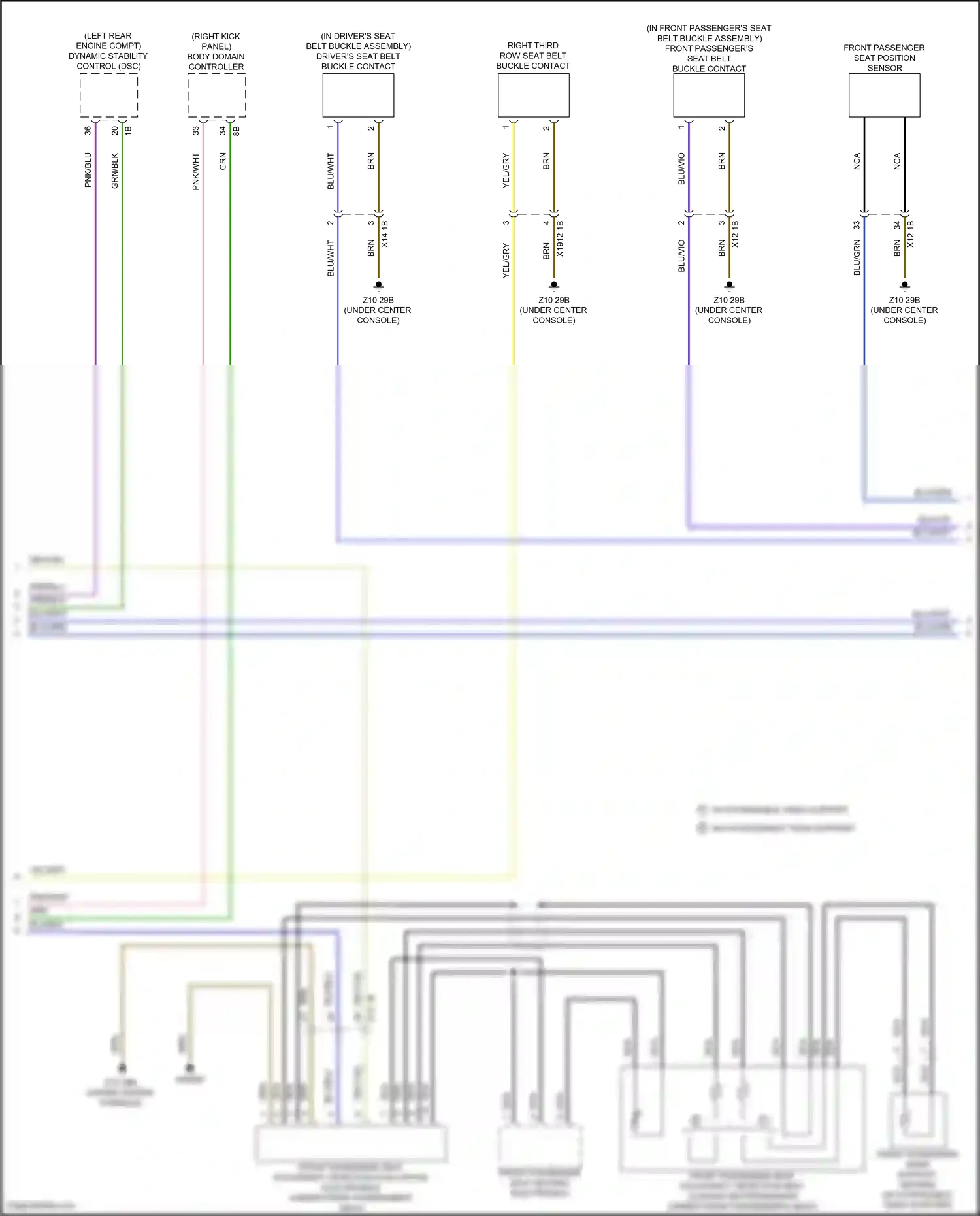 BMW X6 M F96 facelift (2023-2024) body domain controller wiring diagram  (10 of 42)