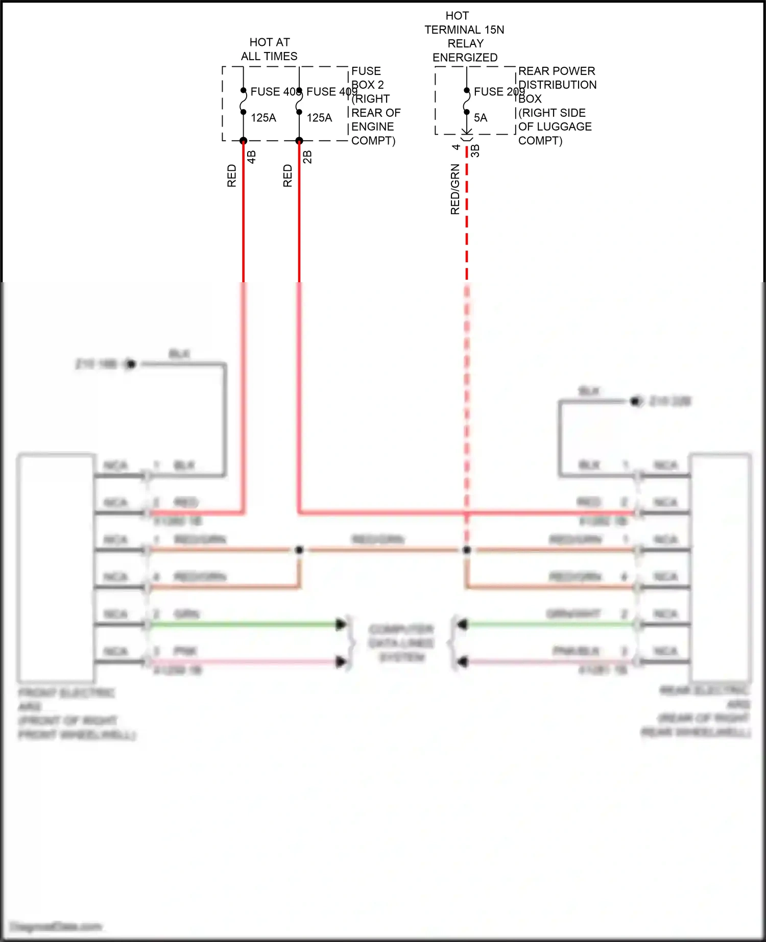 BMW X6 M F96 facelift (2023-2024) computer data lines system wiring diagram  (2 of 101)