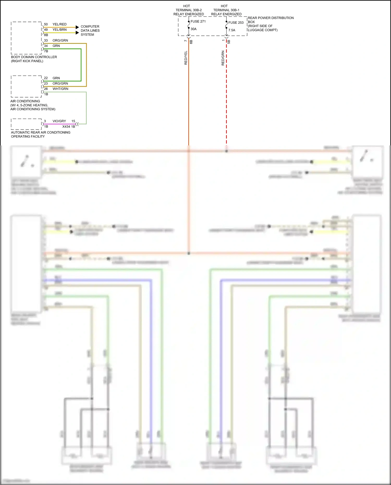 BMW X6 M F96 facelift (2023-2024) computer data lines system wiring diagram  (8 of 101)