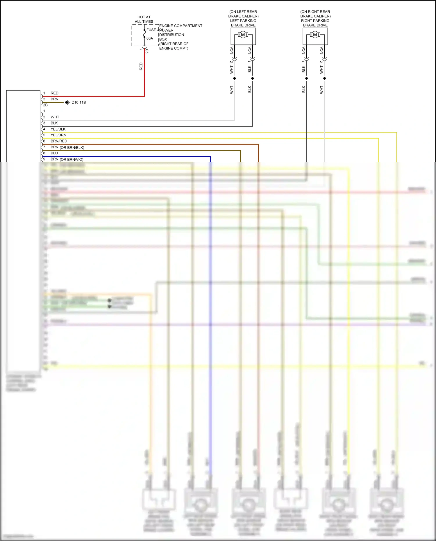 BMW X6 M F96 facelift (2023-2024) engine compartment power distribution box wiring diagram  (11 of 18)