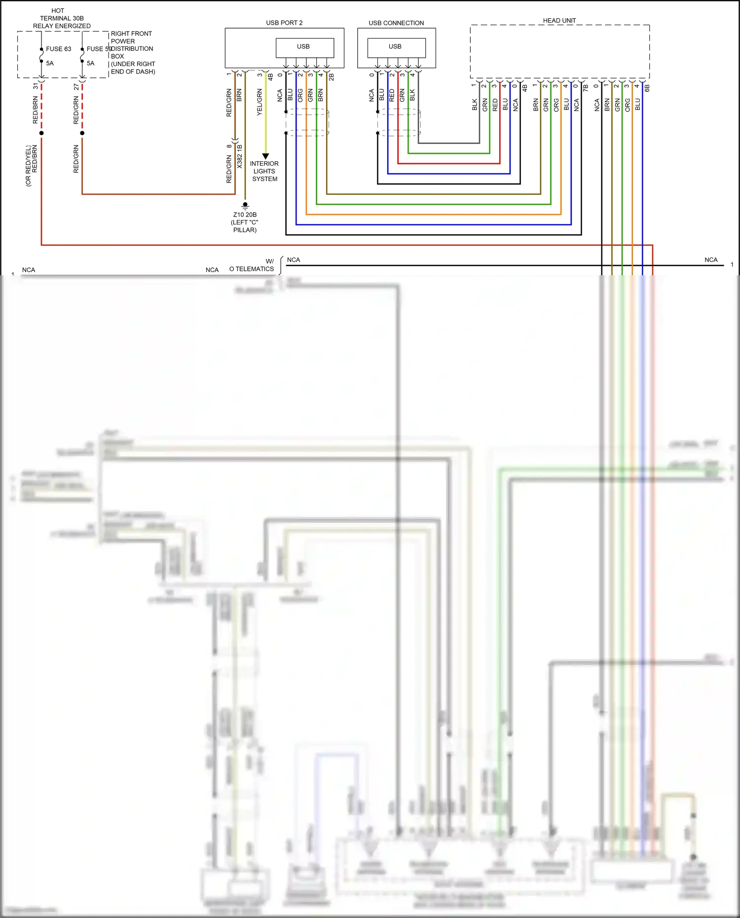BMW X6 M F96 facelift (2023-2024) head unit wiring diagram  (9 of 26)