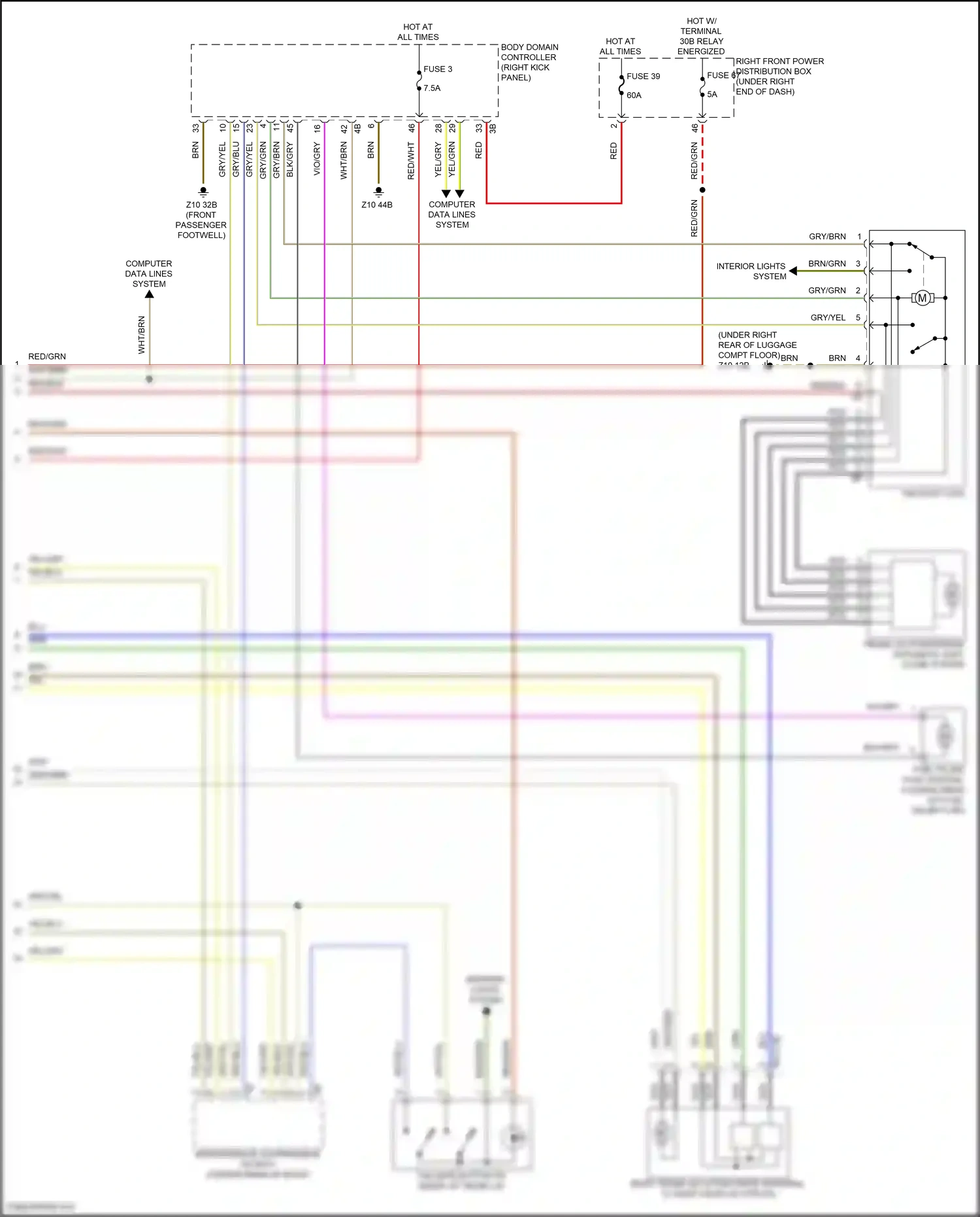 BMW X6 M F96 facelift (2023-2024) interference suppression filter 6 wiring diagram  (6 of 6)