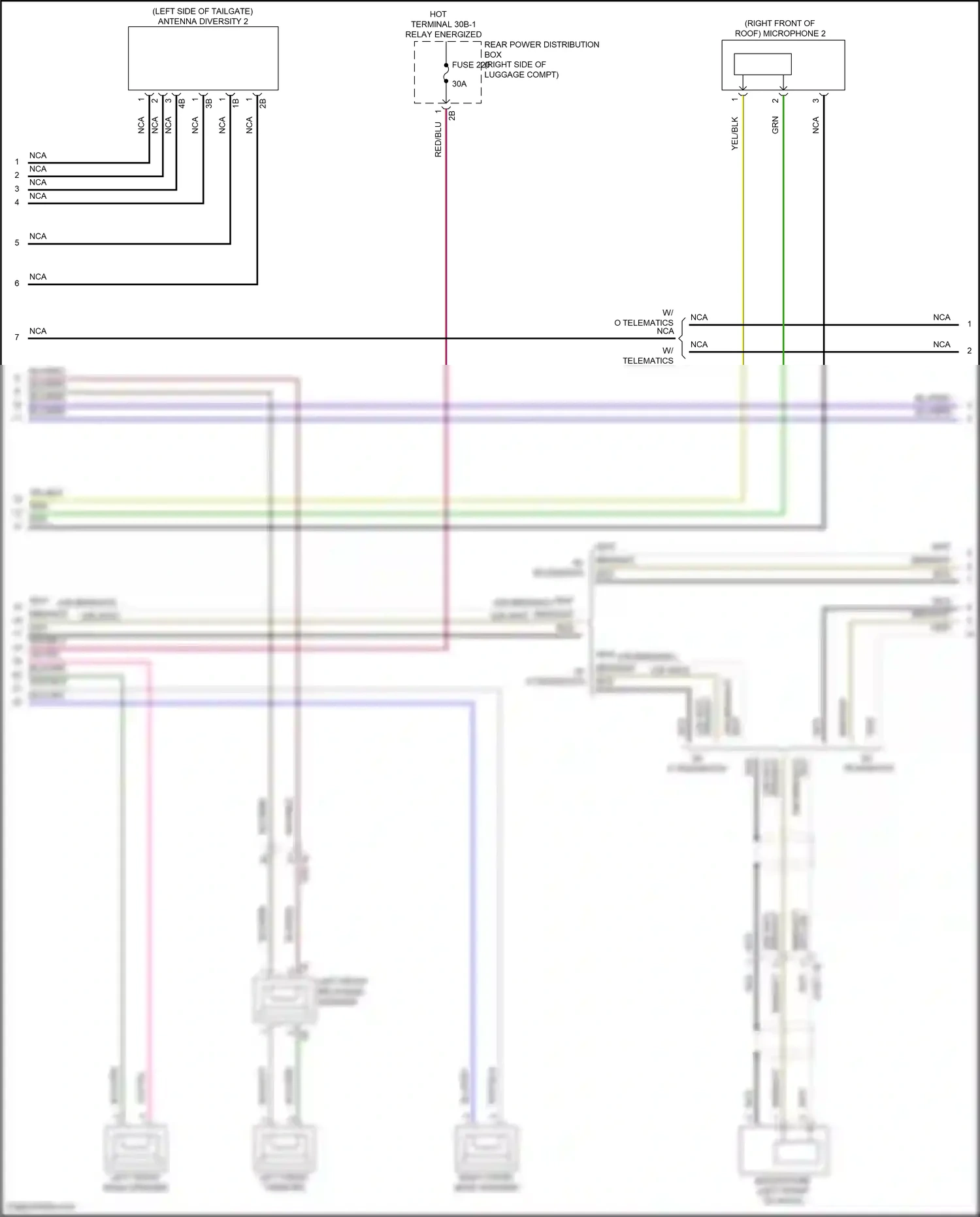 BMW X6 M F96 facelift (2023-2024) left front tweeter wiring diagram  (1 of 6)