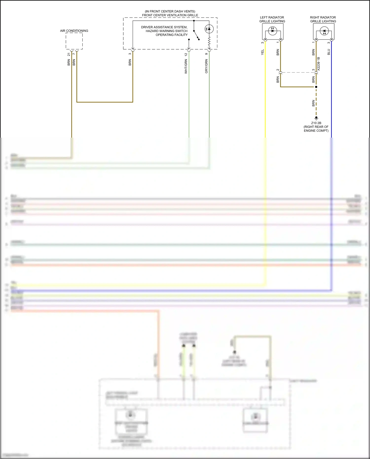 BMW X6 M F96 facelift (2023-2024) left headlight wiring diagram  (1 of 4)