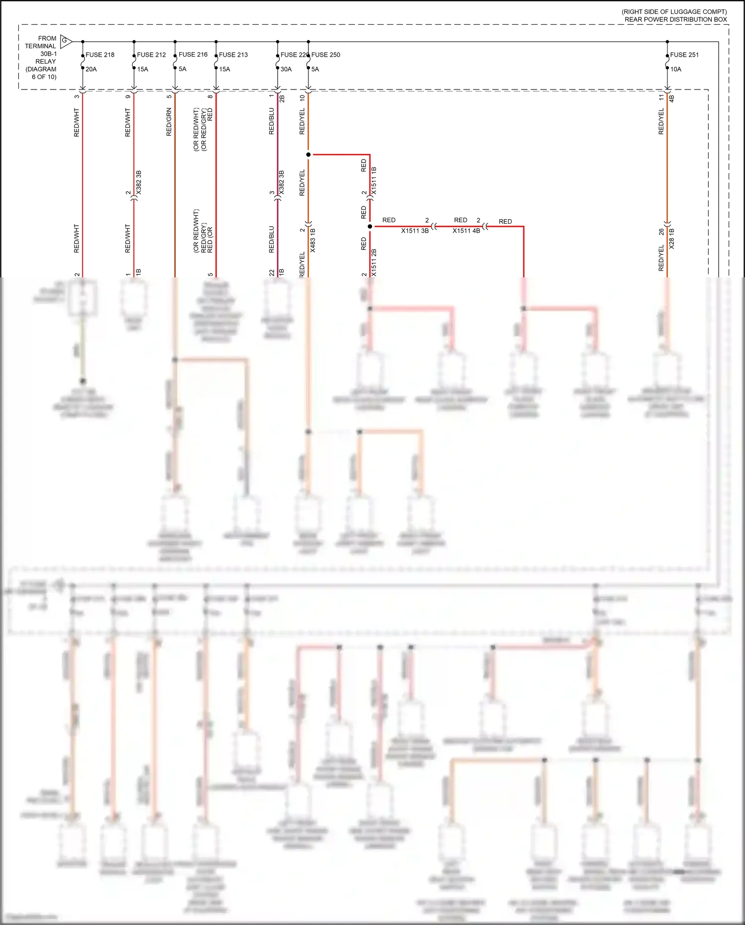 BMW X6 M F96 facelift (2023-2024) medium platform automatic driving fan wiring diagram  (4 of 4)
