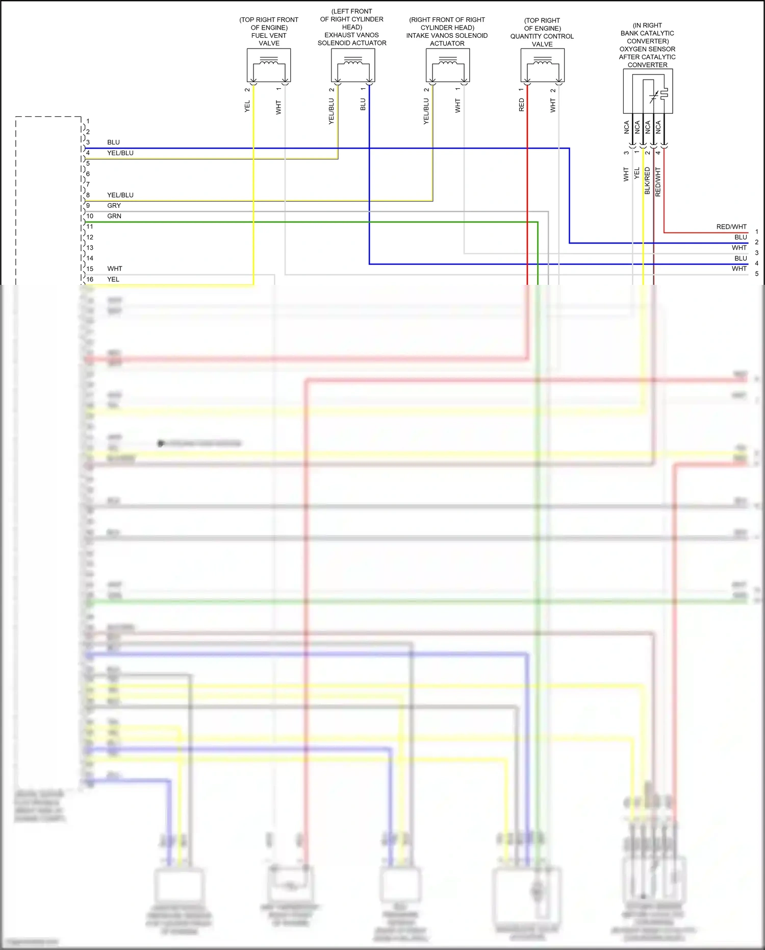 BMW X6 M F96 facelift (2023-2024) quantity control valve wiring diagram  (1 of 1)