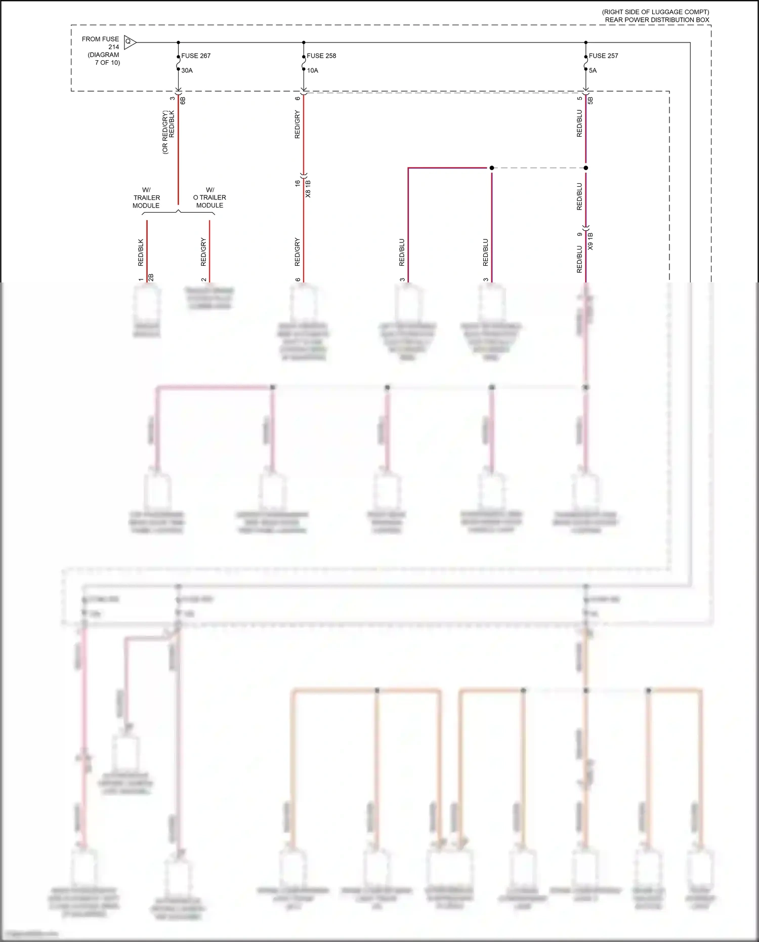 BMW X6 M F96 facelift (2023-2024) trailer module wiring diagram  (6 of 6)