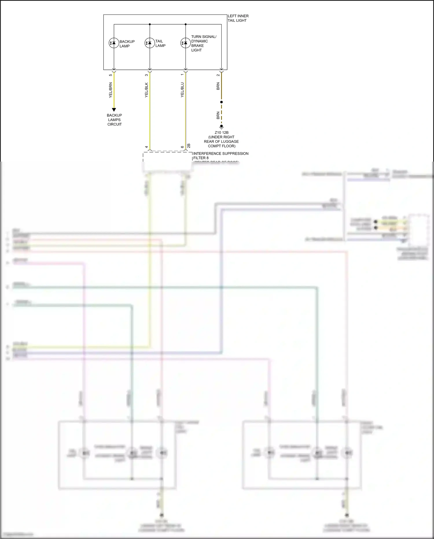 BMW X6 M F96 facelift (2023-2024) trailer module wiring diagram  (1 of 6)