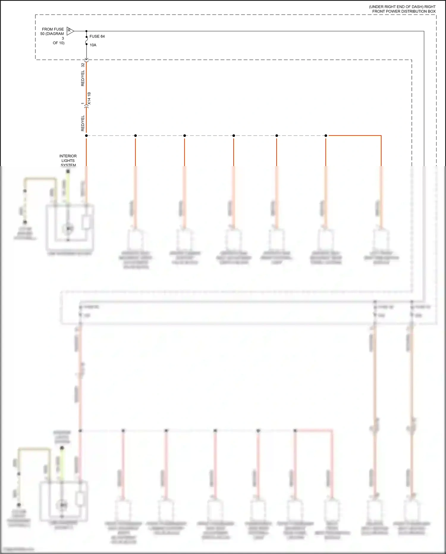 BMW X6 M F96 facelift (2023-2024) usb charging socket wiring diagram  (3 of 3)