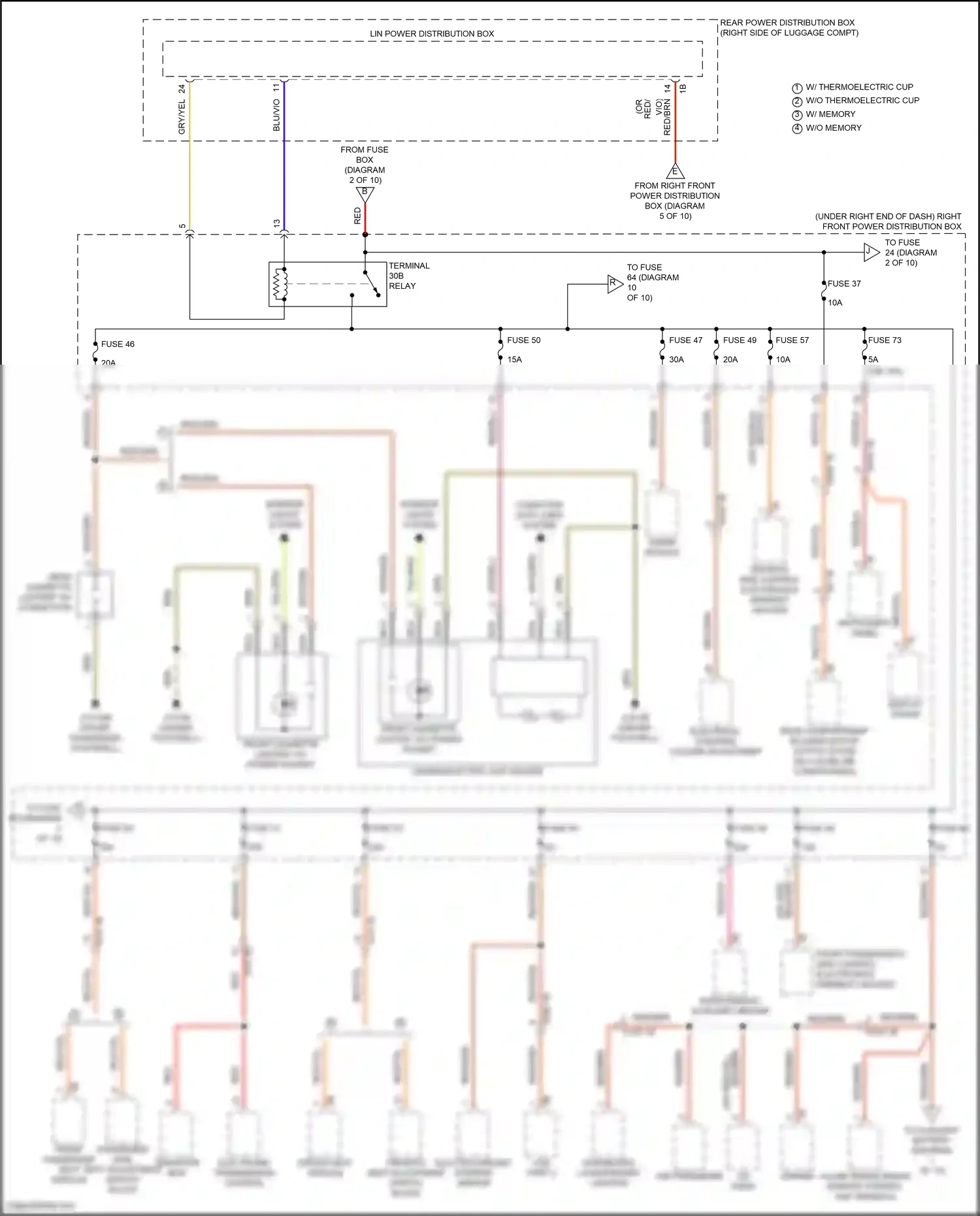 BMW X6 M F96 facelift (2023-2024) wiper module wiring diagram  (4 of 5)