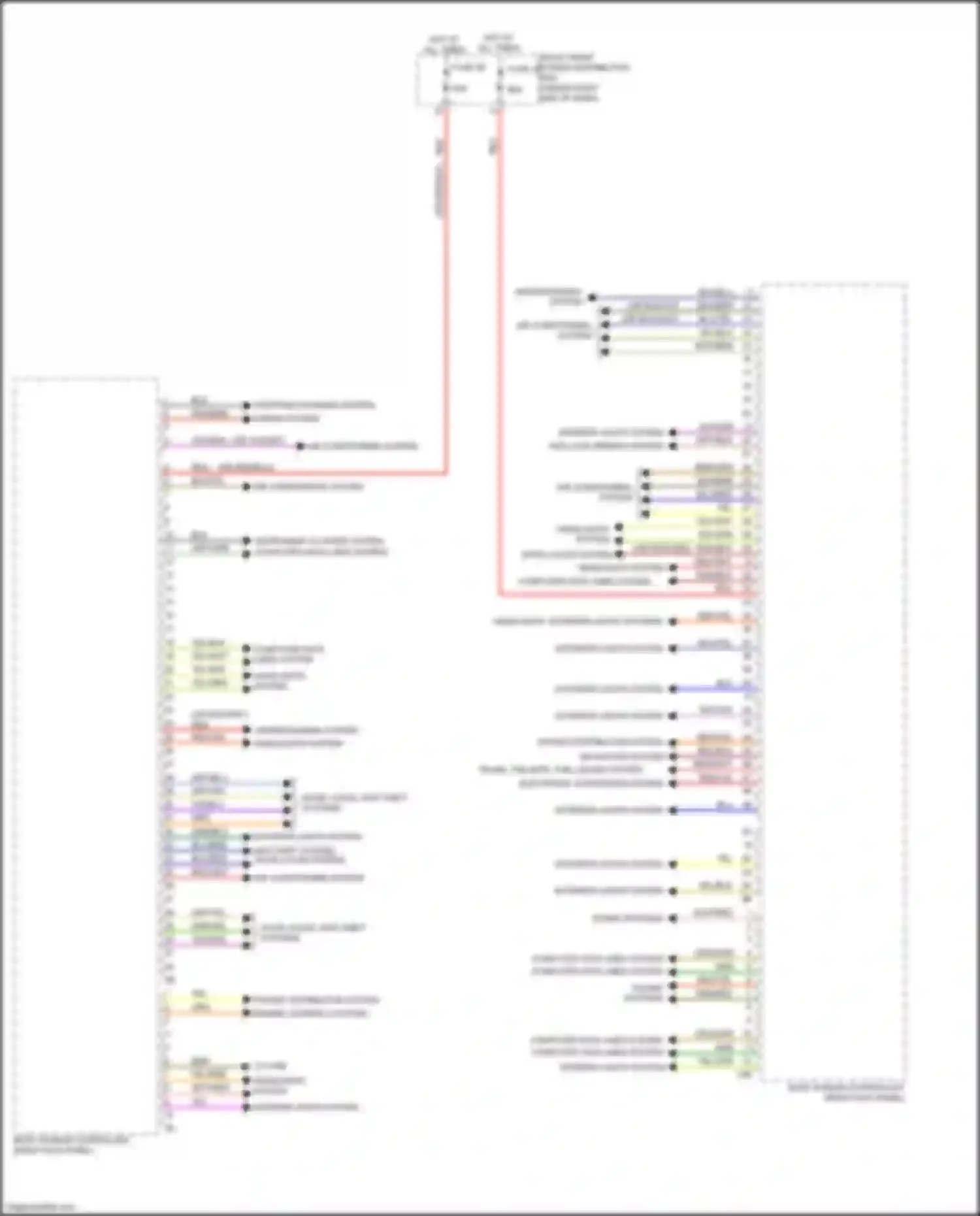 X6 M BMW F96 (2019-2023): Body control modules circuit (1 of 3)