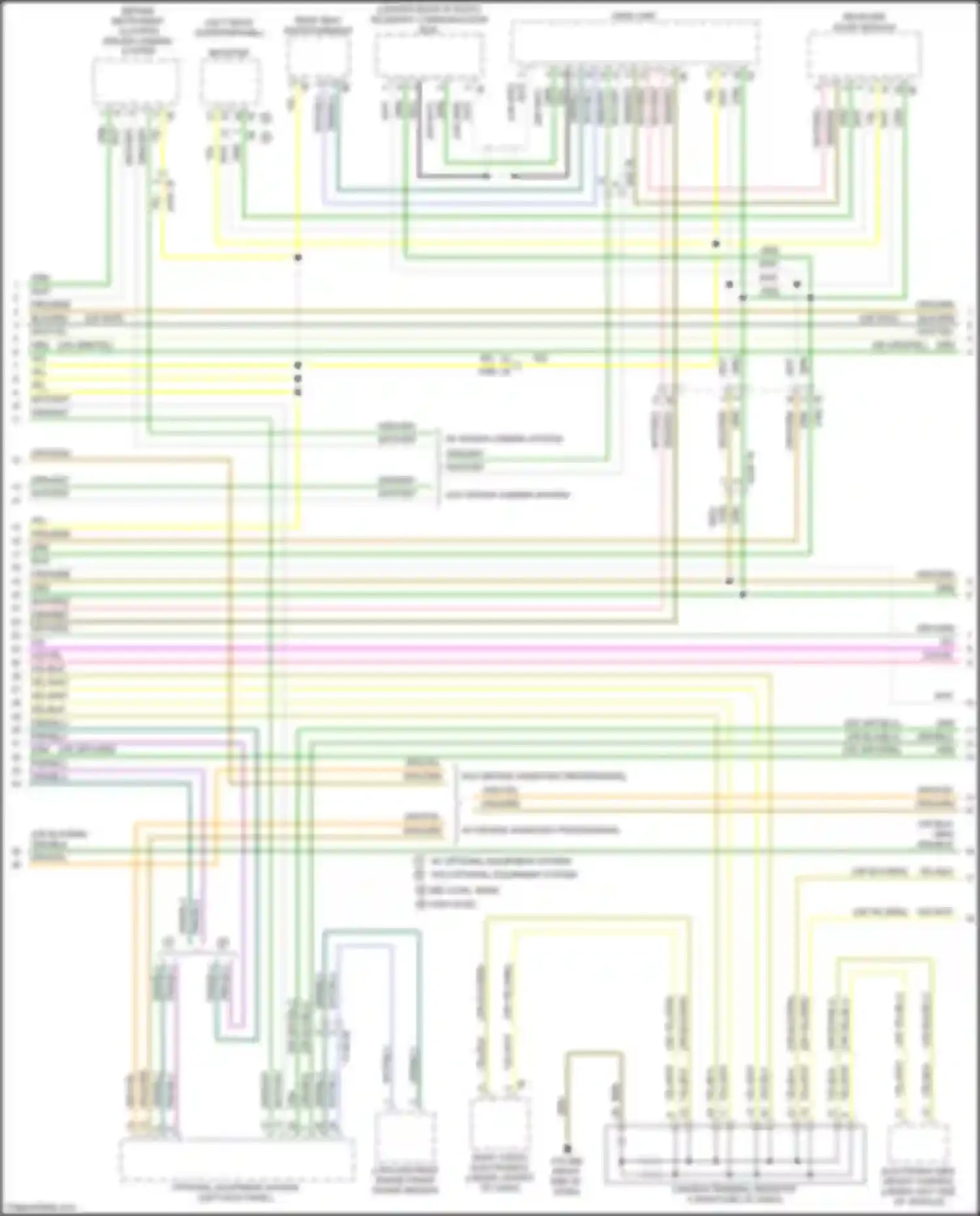 X6 M BMW F96 (2019-2023): High/low bus circuit (4 of 10)