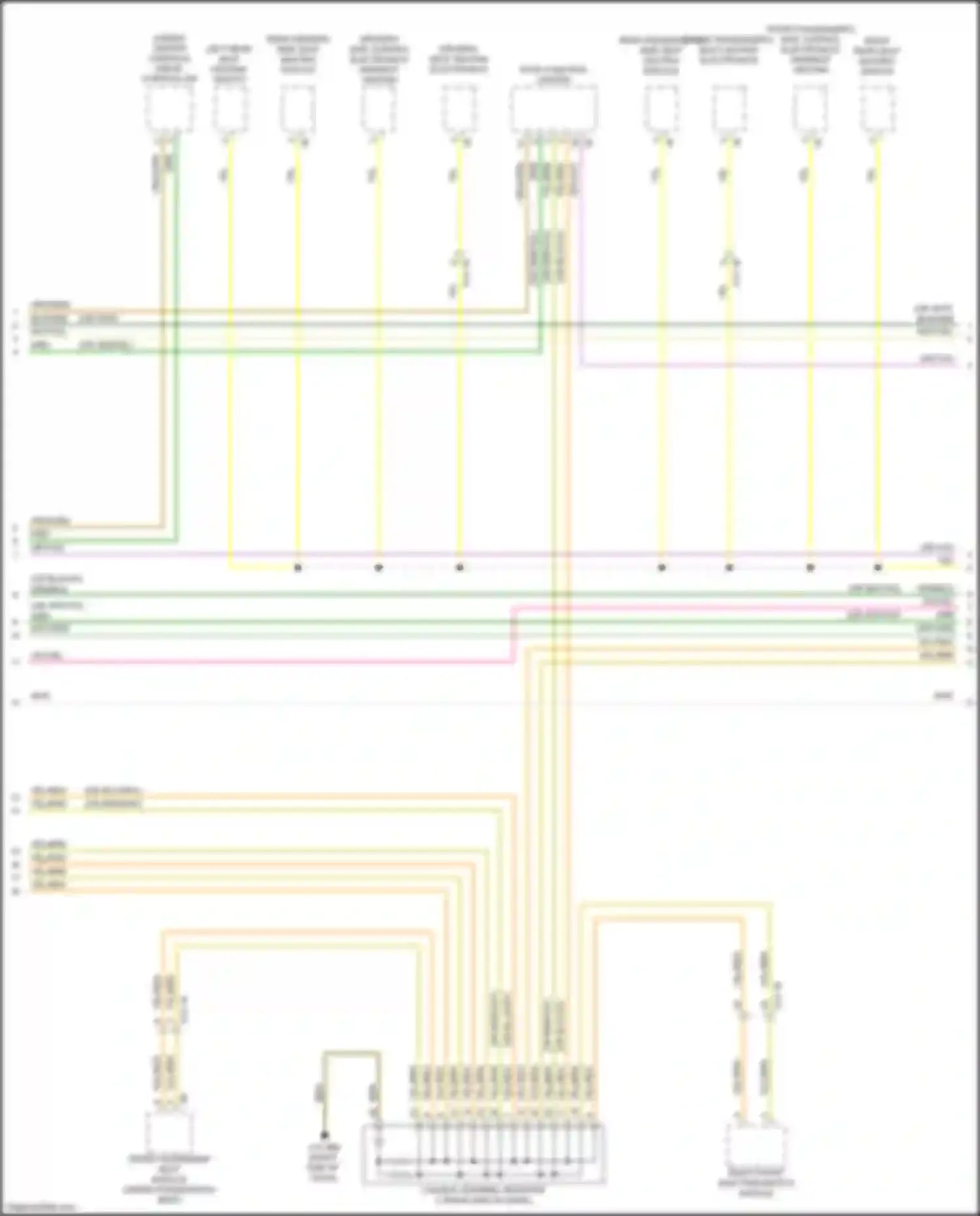 X6 M BMW F96 (2019-2023): High/low bus circuit (6 of 10)