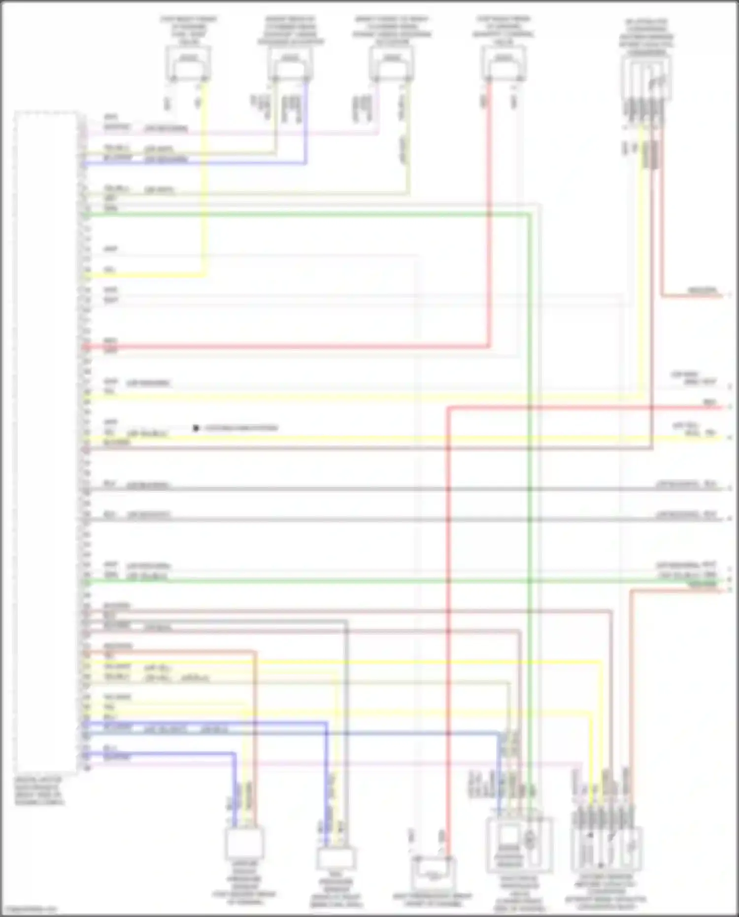 X6 M BMW F96 (2019-2023): Wiring diagram engine performance 4.4l turbo (1 of 11)