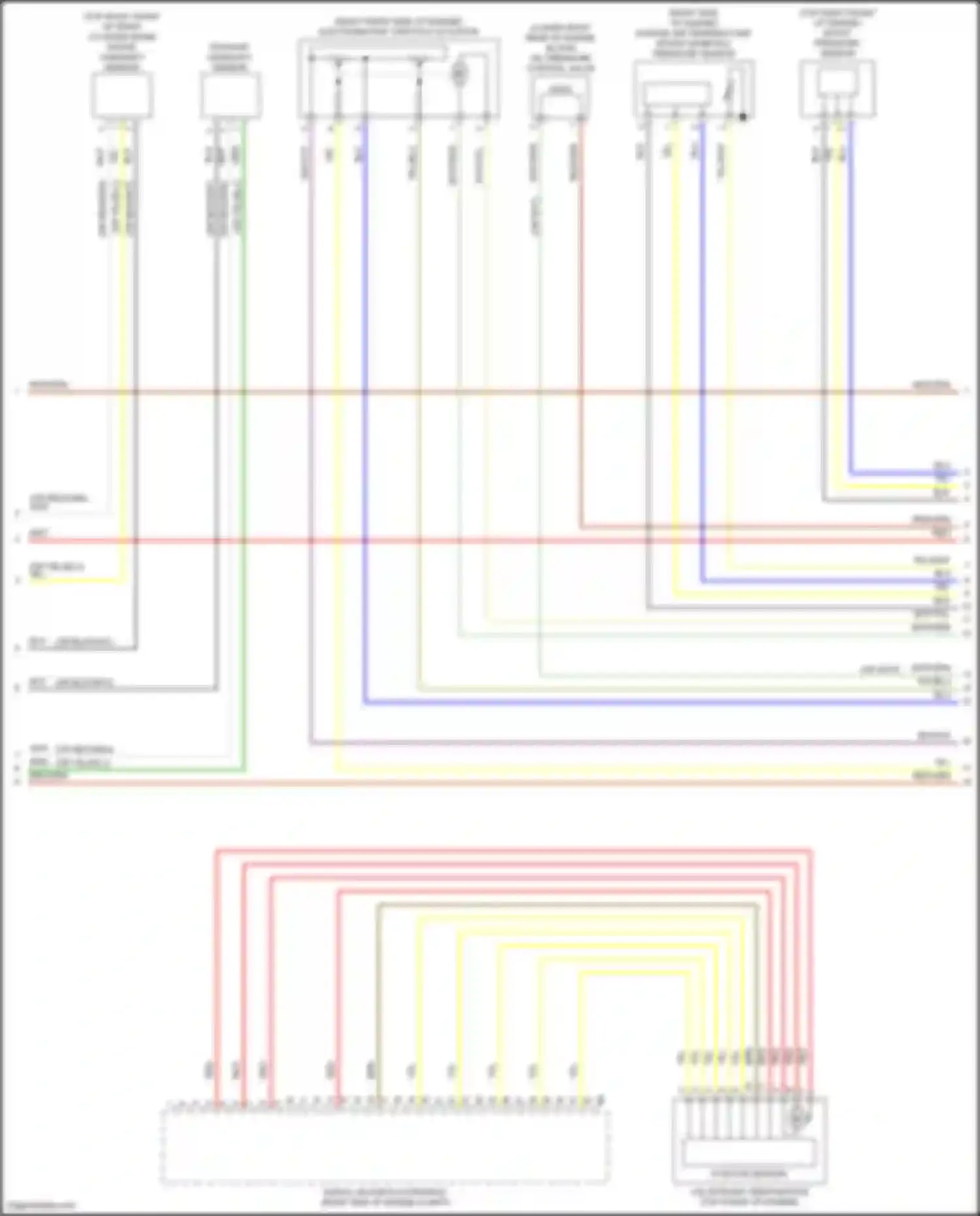 X6 M BMW F96 (2019-2023): Wiring diagram engine performance 4.4l turbo (2 of 11)