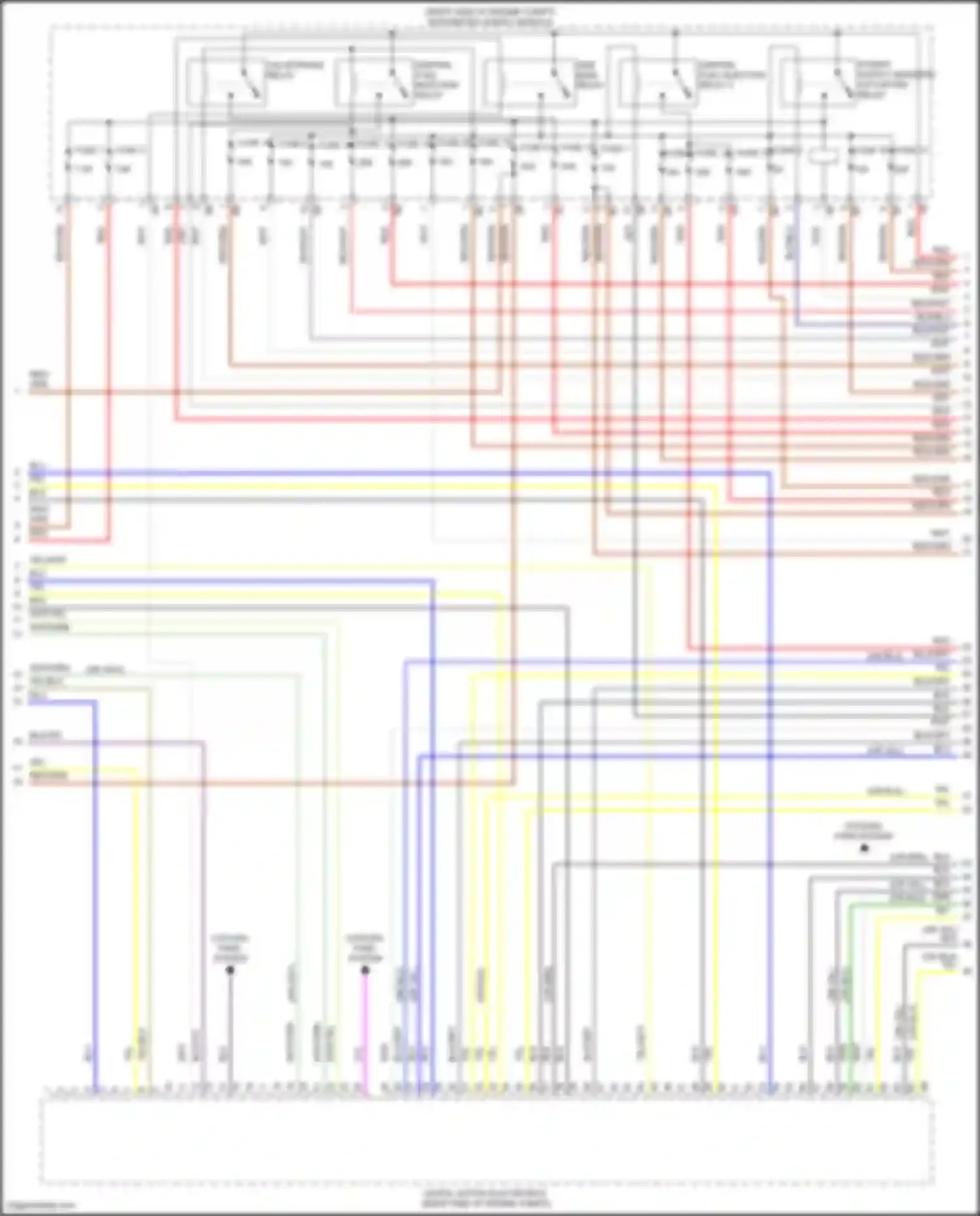 X6 M BMW F96 (2019-2023): Wiring diagram engine performance 4.4l turbo (3 of 11)