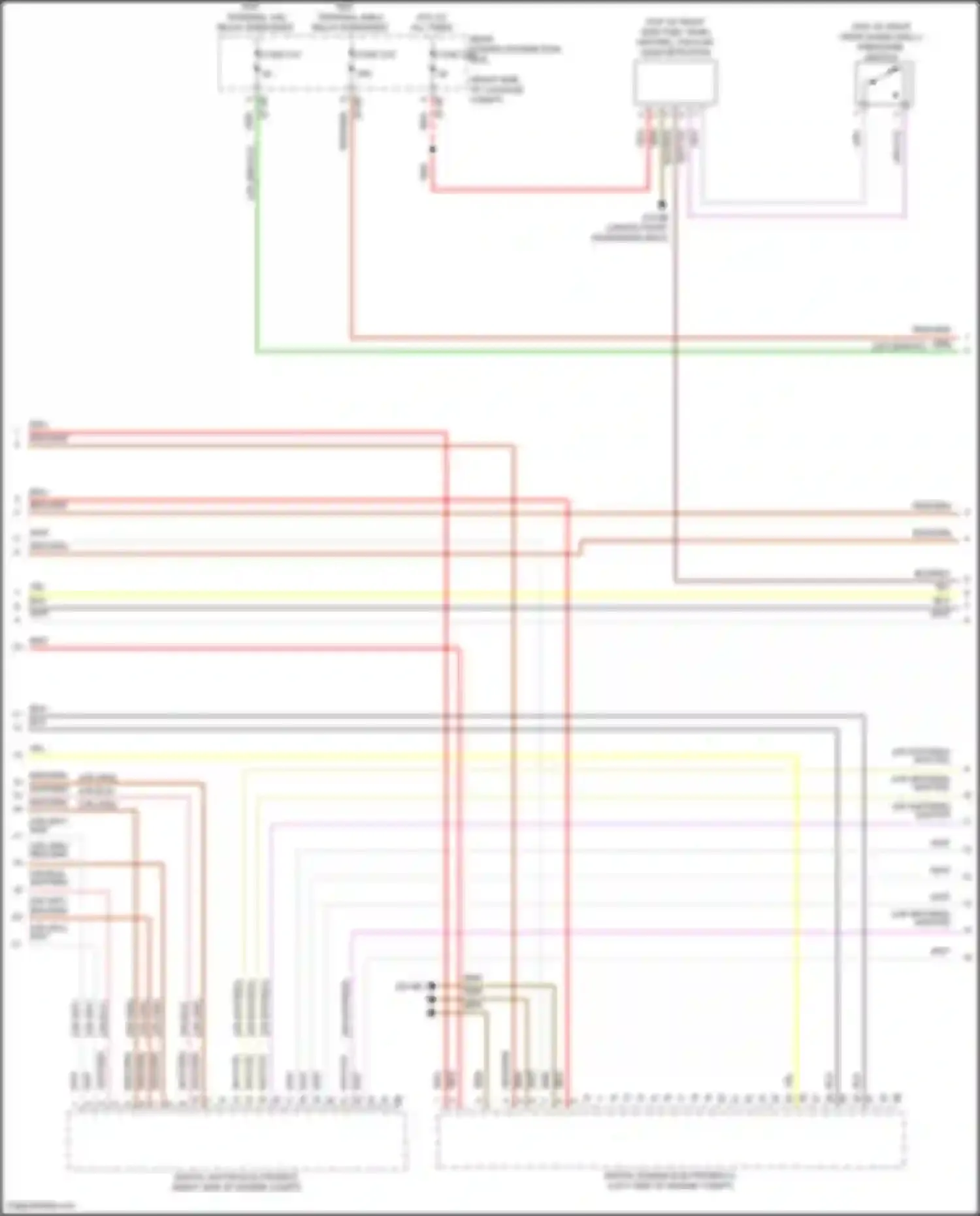 X6 M BMW F96 (2019-2023): Wiring diagram engine performance 4.4l turbo (5 of 11)