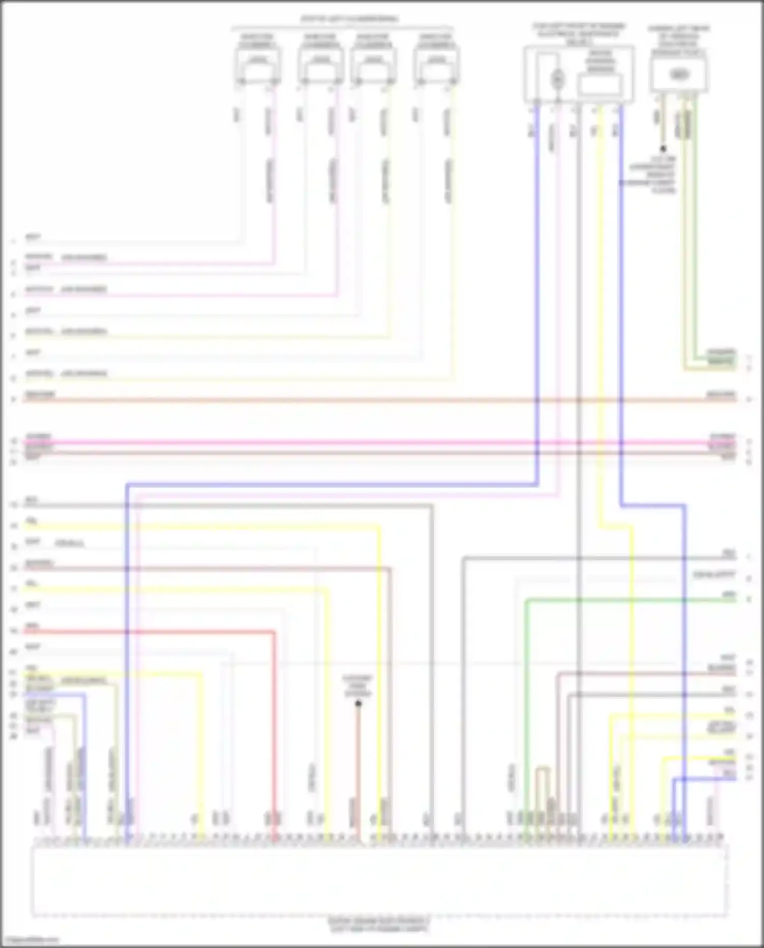 X6 M BMW F96 (2019-2023): Wiring diagram engine performance 4.4l turbo (9 of 11)