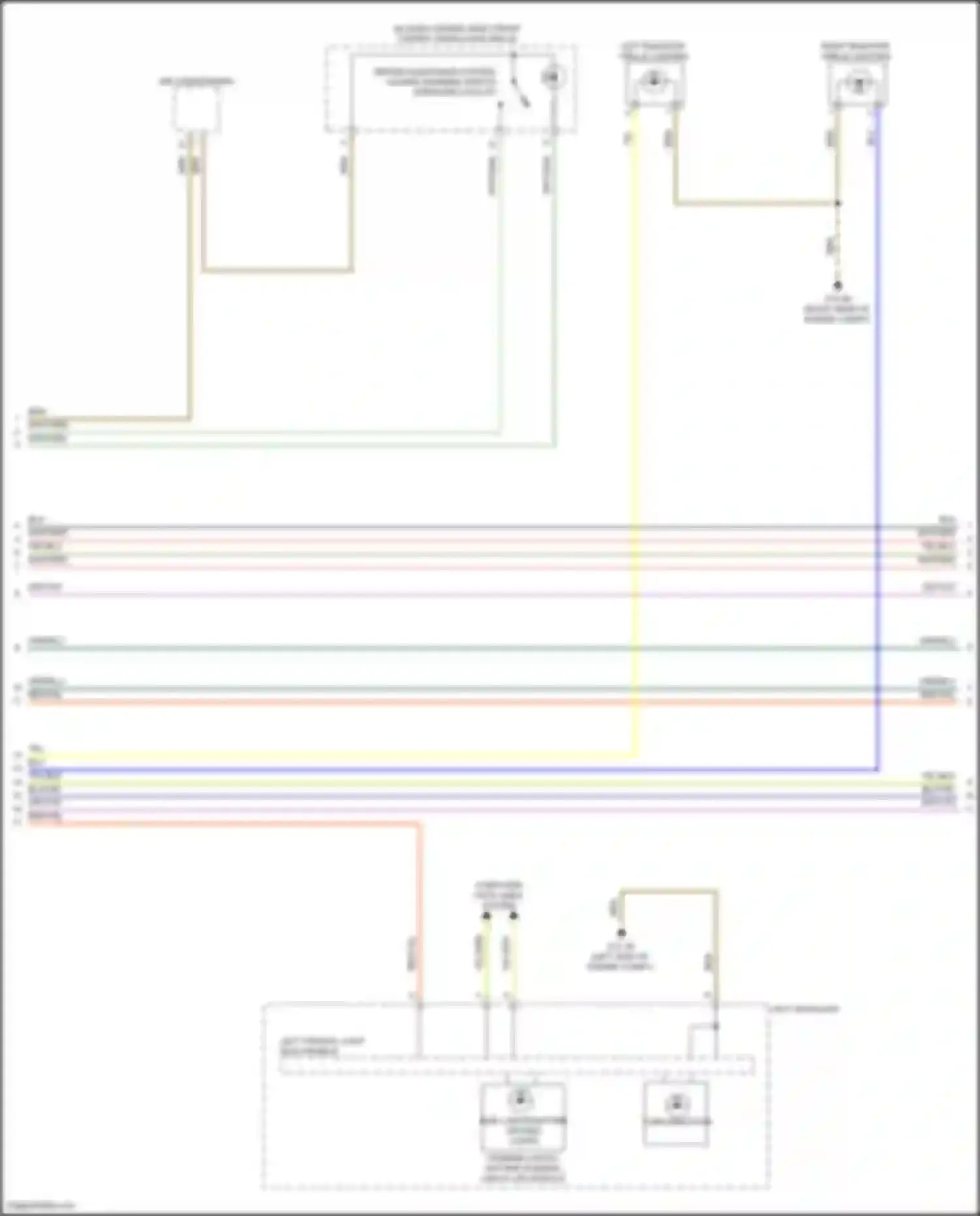X6 M BMW F96 (2019-2023): Exterior lamps circuit (2 of 4)