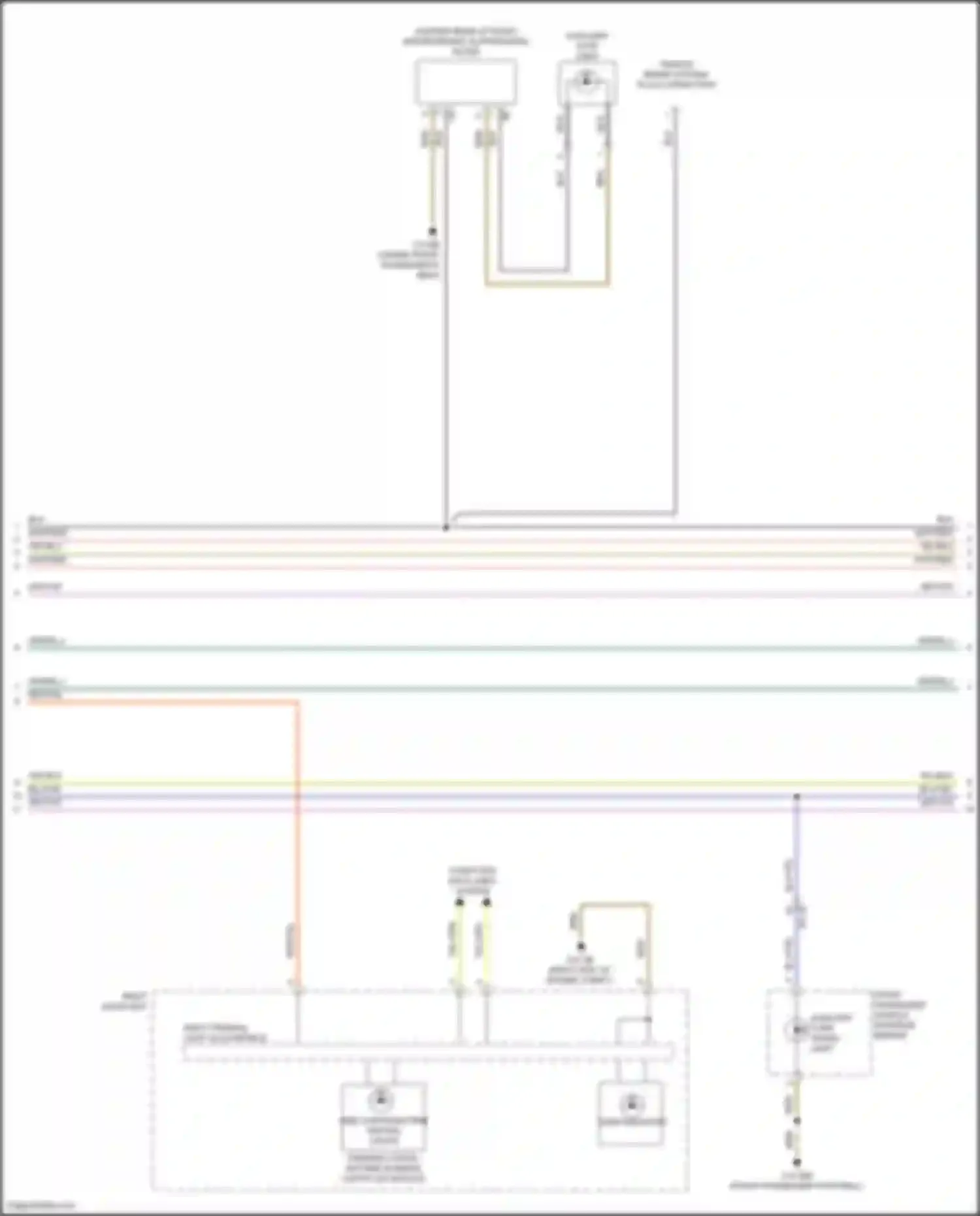 X6 M BMW F96 (2019-2023): Exterior lamps circuit (3 of 4)